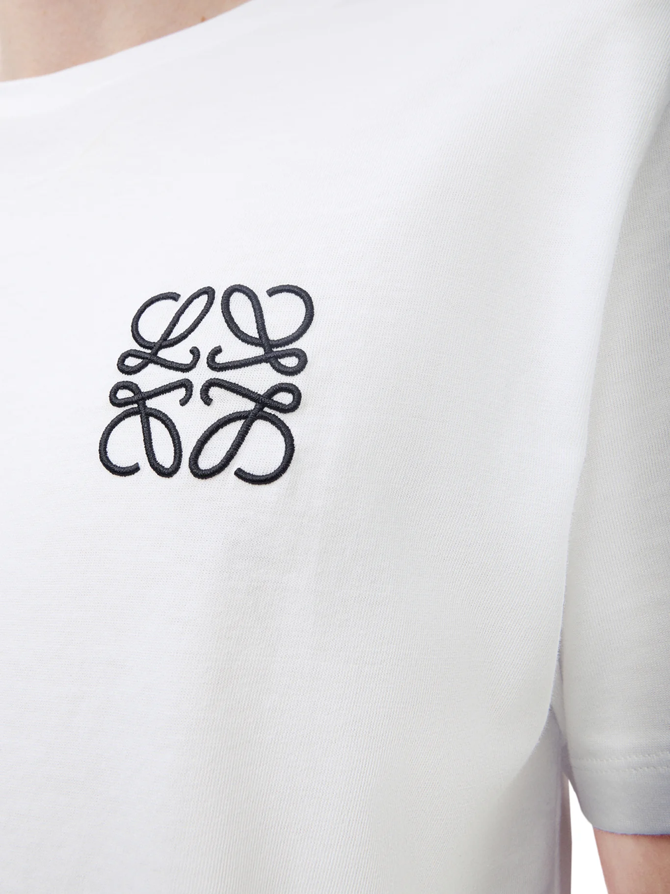 REGULAR FIT COTTON T-SHIRT WITH ANAGRAM - Image 4