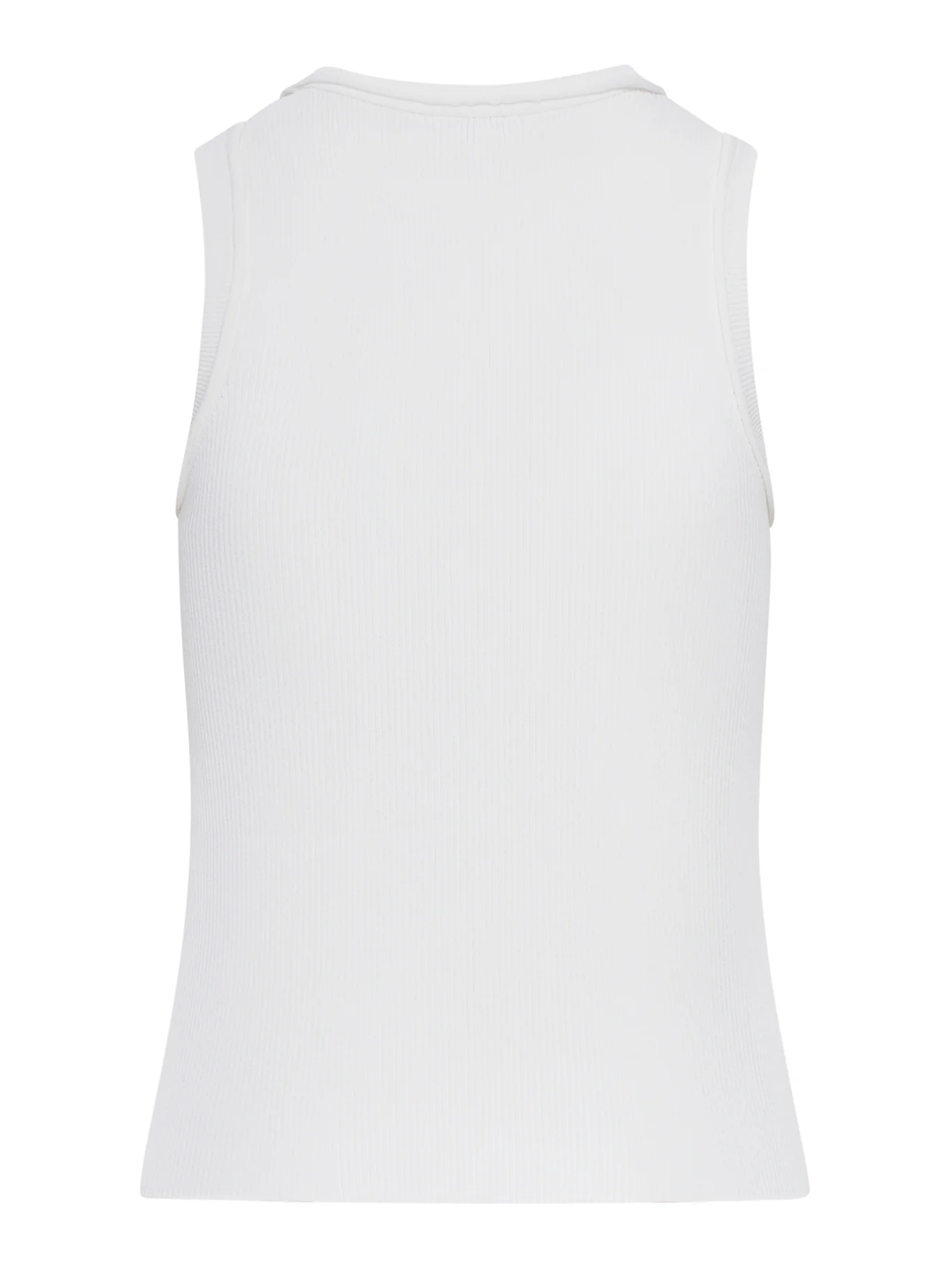 RIBBED TOP WITH ANAGRAM EMBROIDERY - Image 2