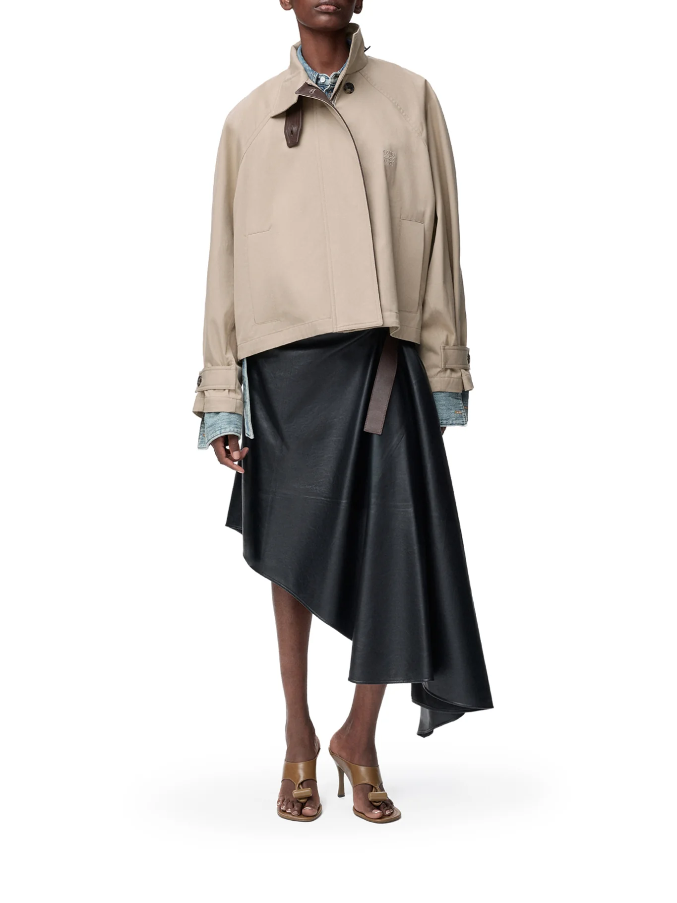 SHORT PARKA IN COTTON AND SILK - Image 2