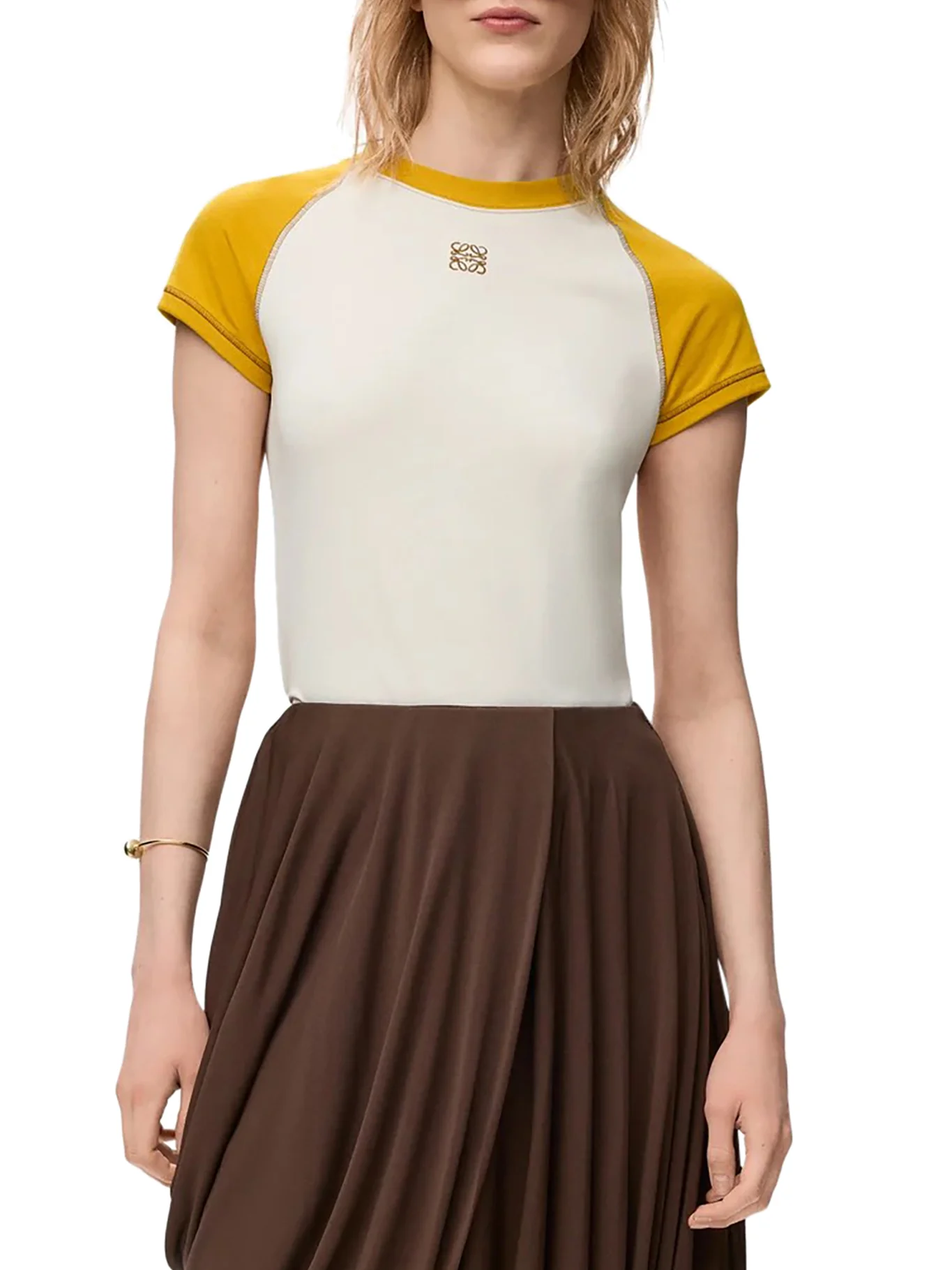 SLIM FIT T-SHIRT IN COTTON BLEND - Image 3