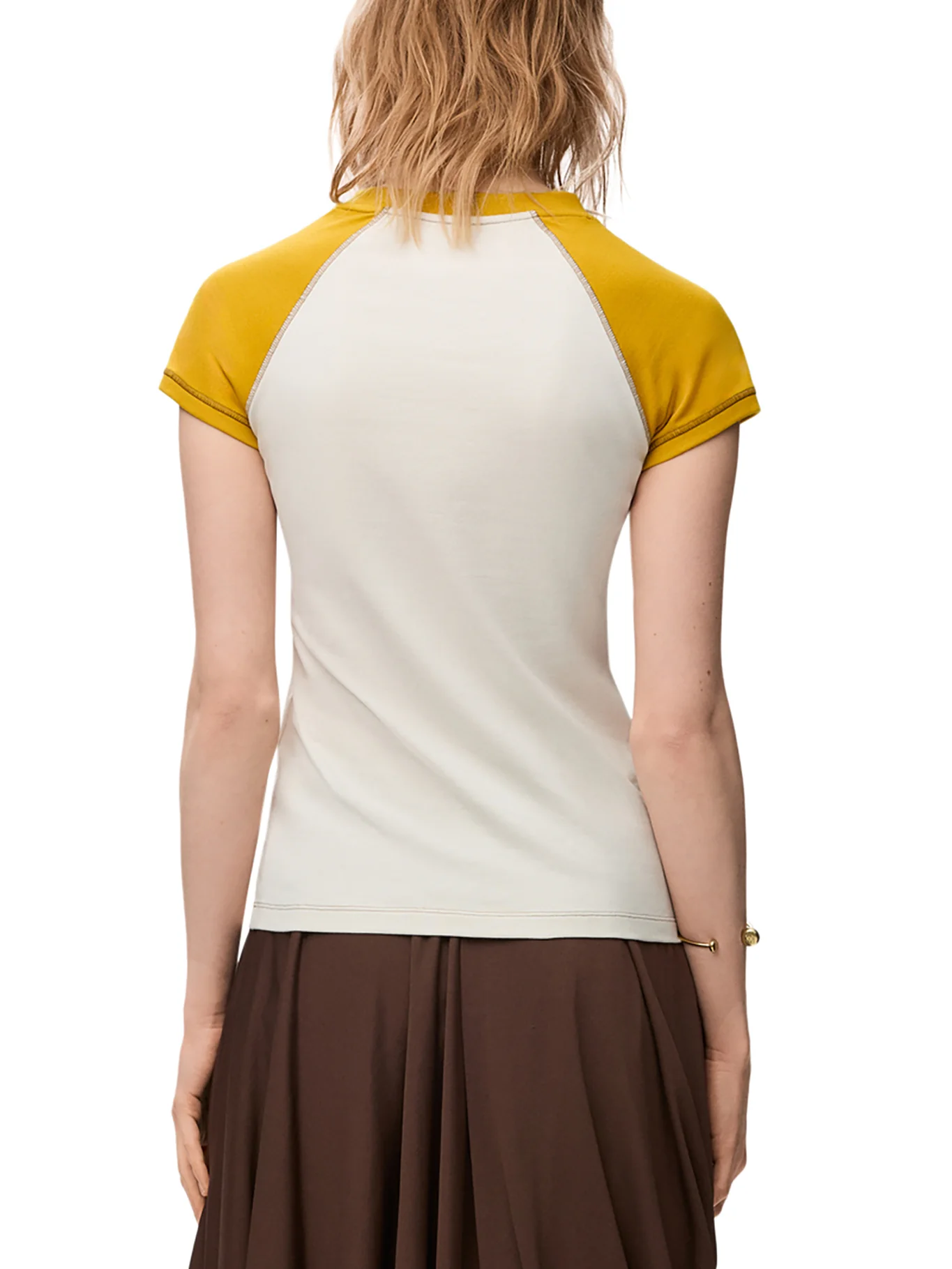 SLIM FIT T-SHIRT IN COTTON BLEND - Image 4