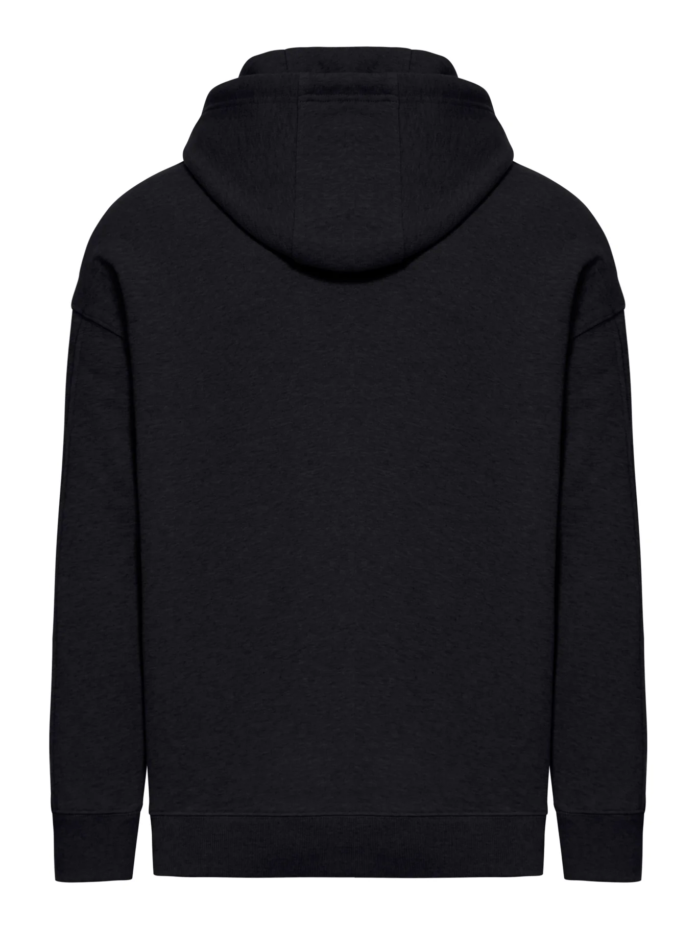 SWEATSHIRT WITH DRAWSTRING IN LEATHER AND ANAGRAM - Image 2