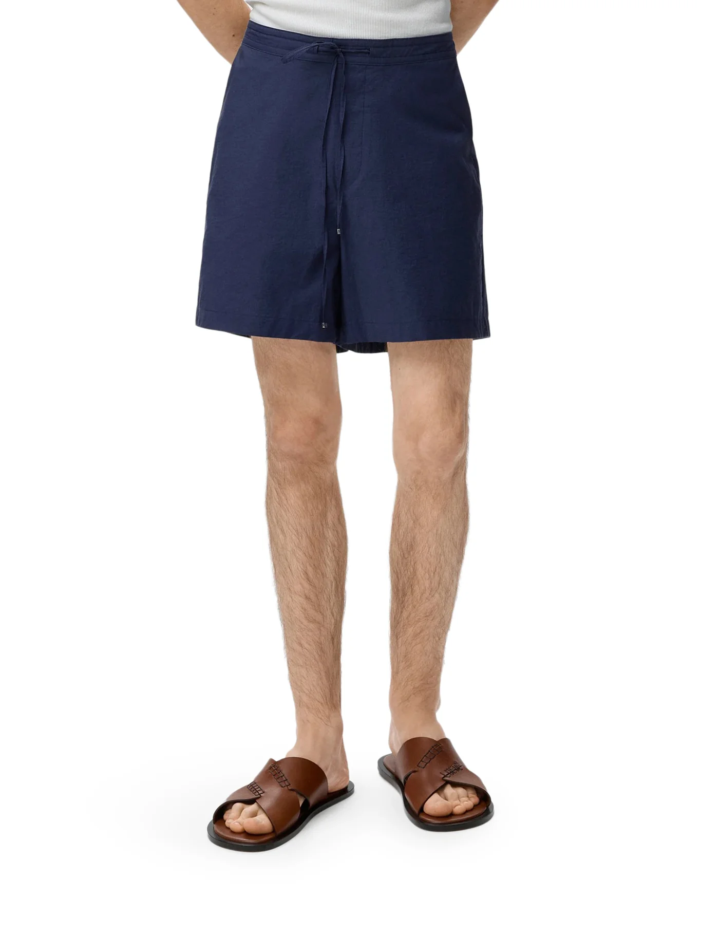 FLUID COTTON POPLIN SHORTS - Image 3