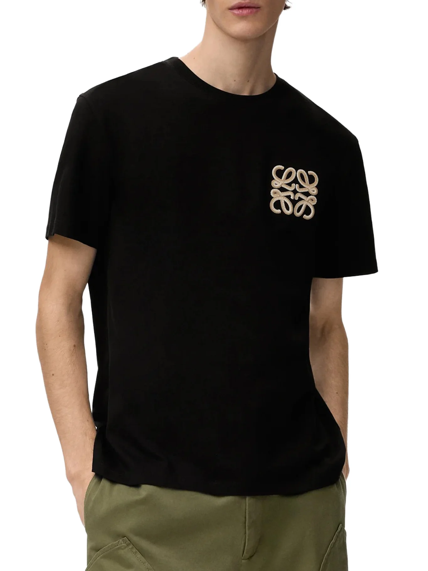 T-SHIRT WITH ANAGRAM EMBROIDERY - Image 3