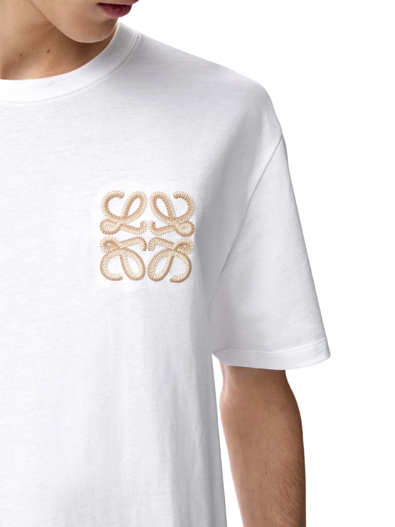 T-SHIRT WITH ANAGRAM EMBROIDERY - Image 5