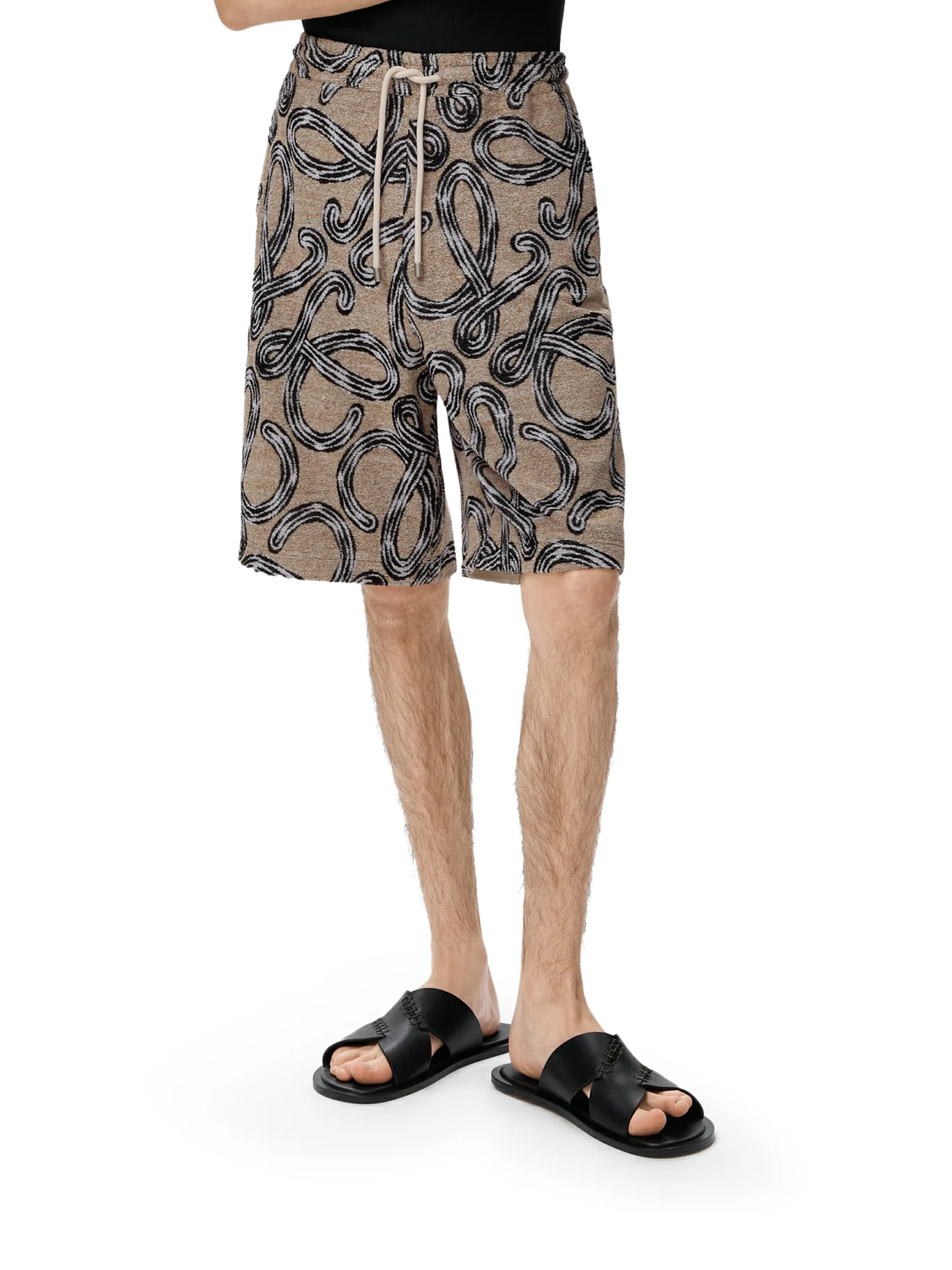 TERRY SHORTS WITH ALL-OVER ANAGRAM - Image 3