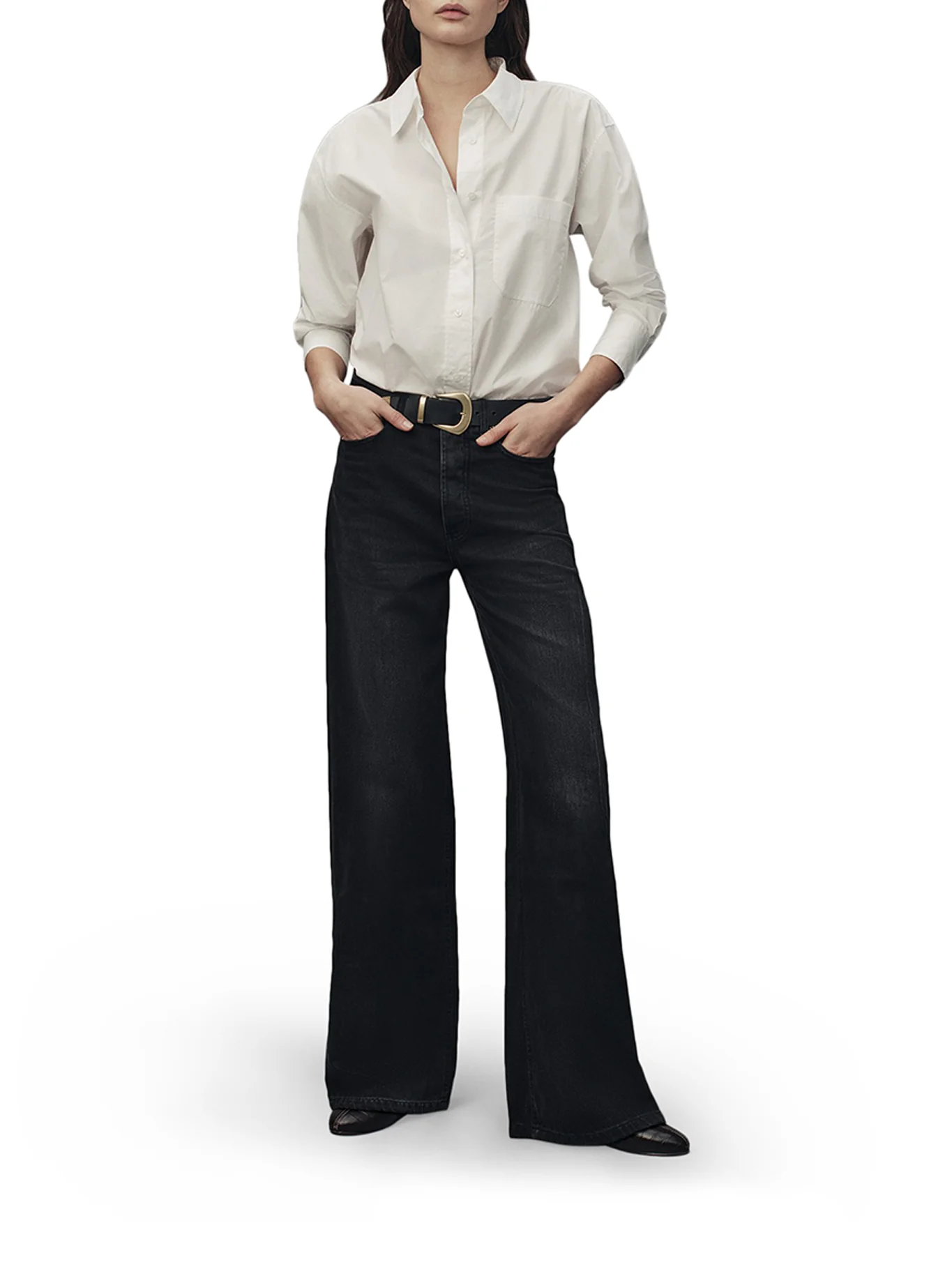 SKATER LOOSE WIDE LEG JEANS - Image 2