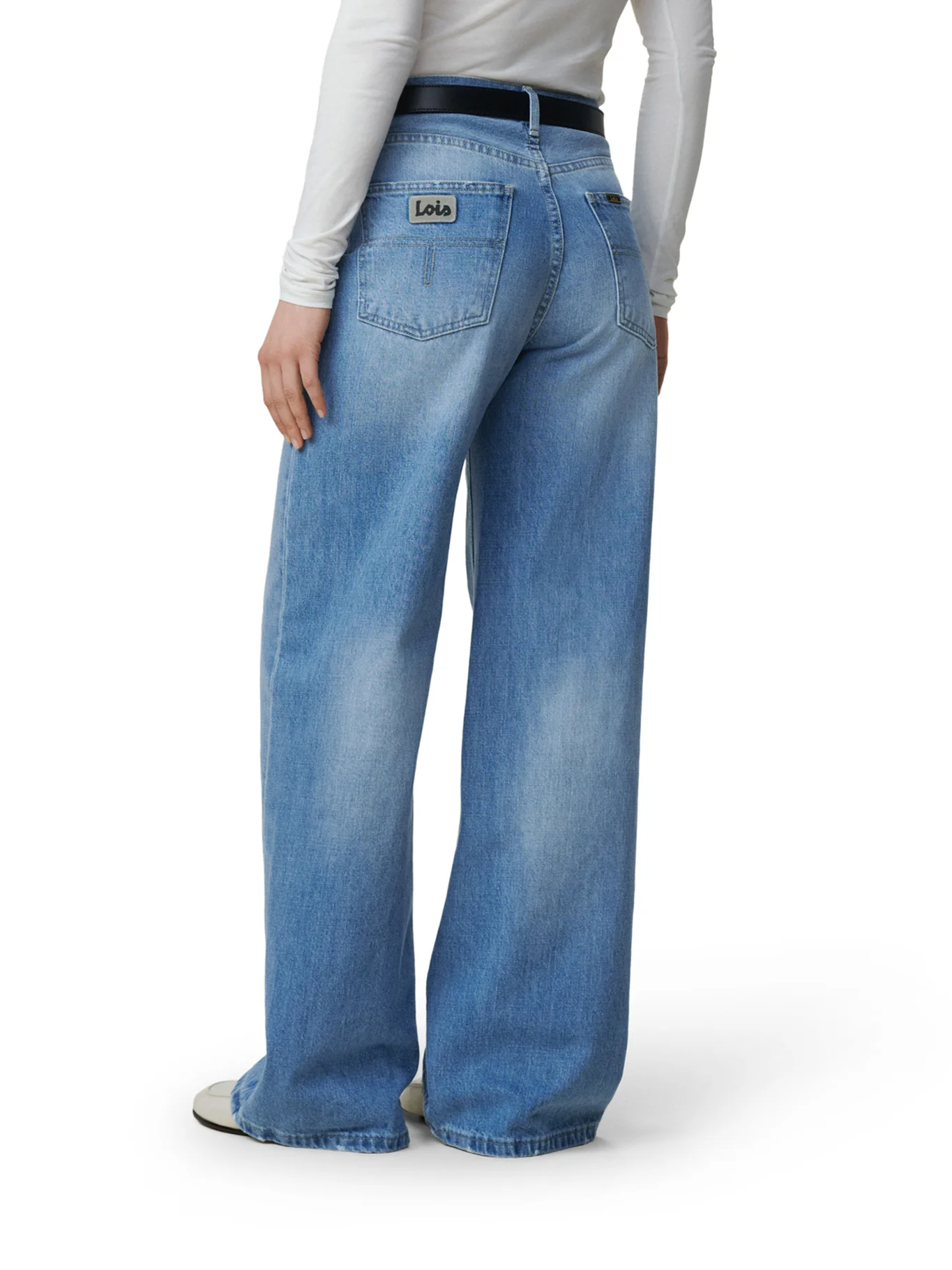 SKATER LOOSE WIDE LEG JEANS - Image 4