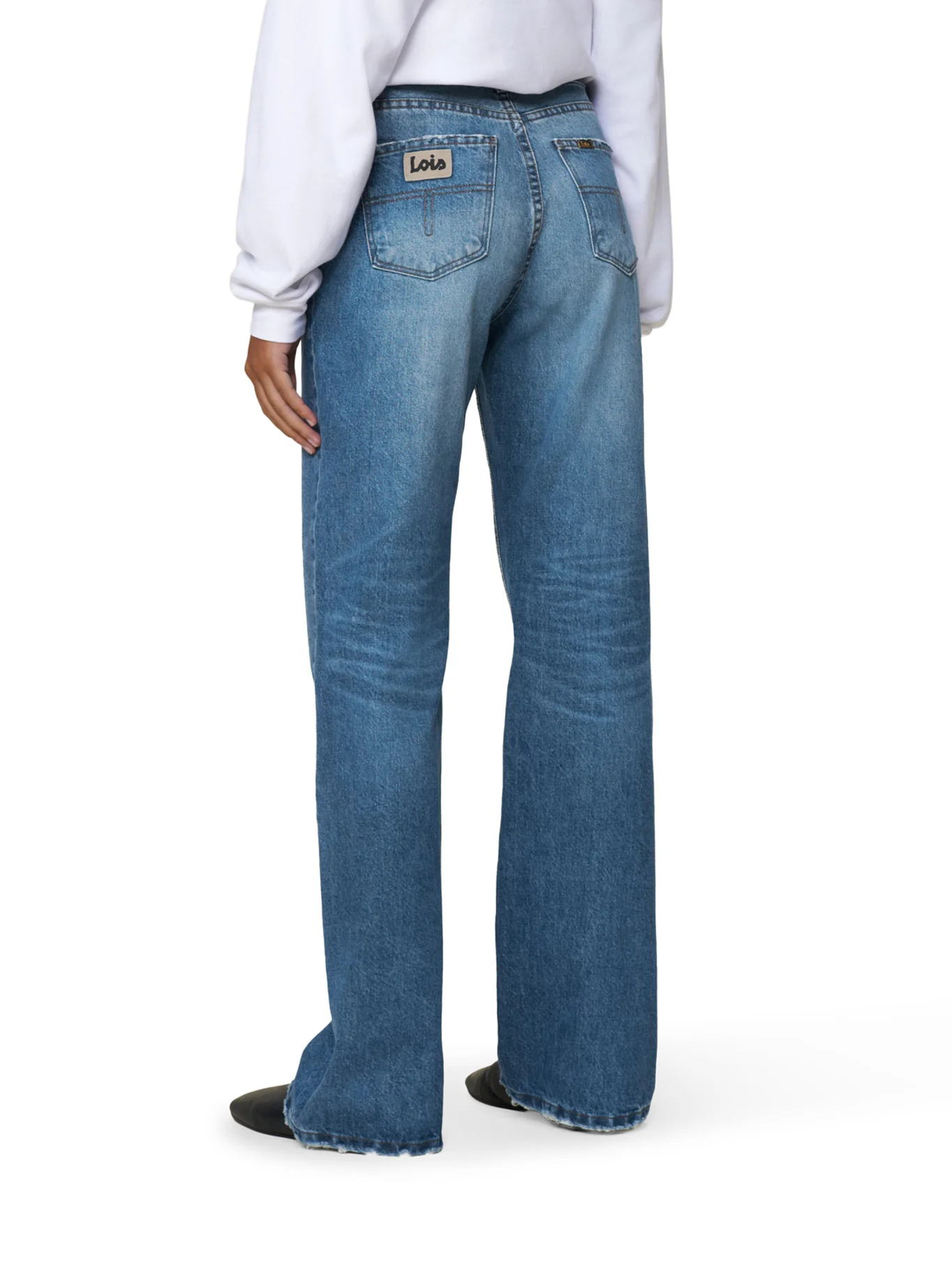 NINETTE HIGH RISE FLARE JEANS - Image 4
