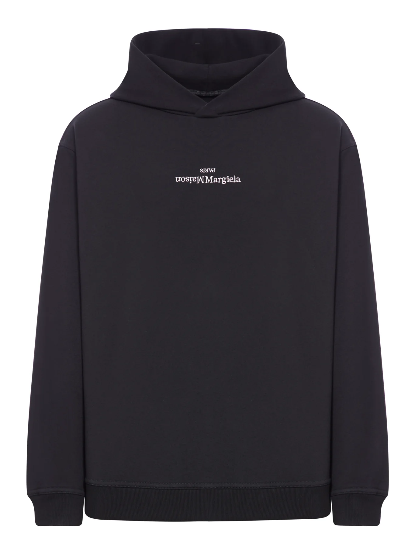 OVERSIZED BLACK COTTON SWEATSHIRT
