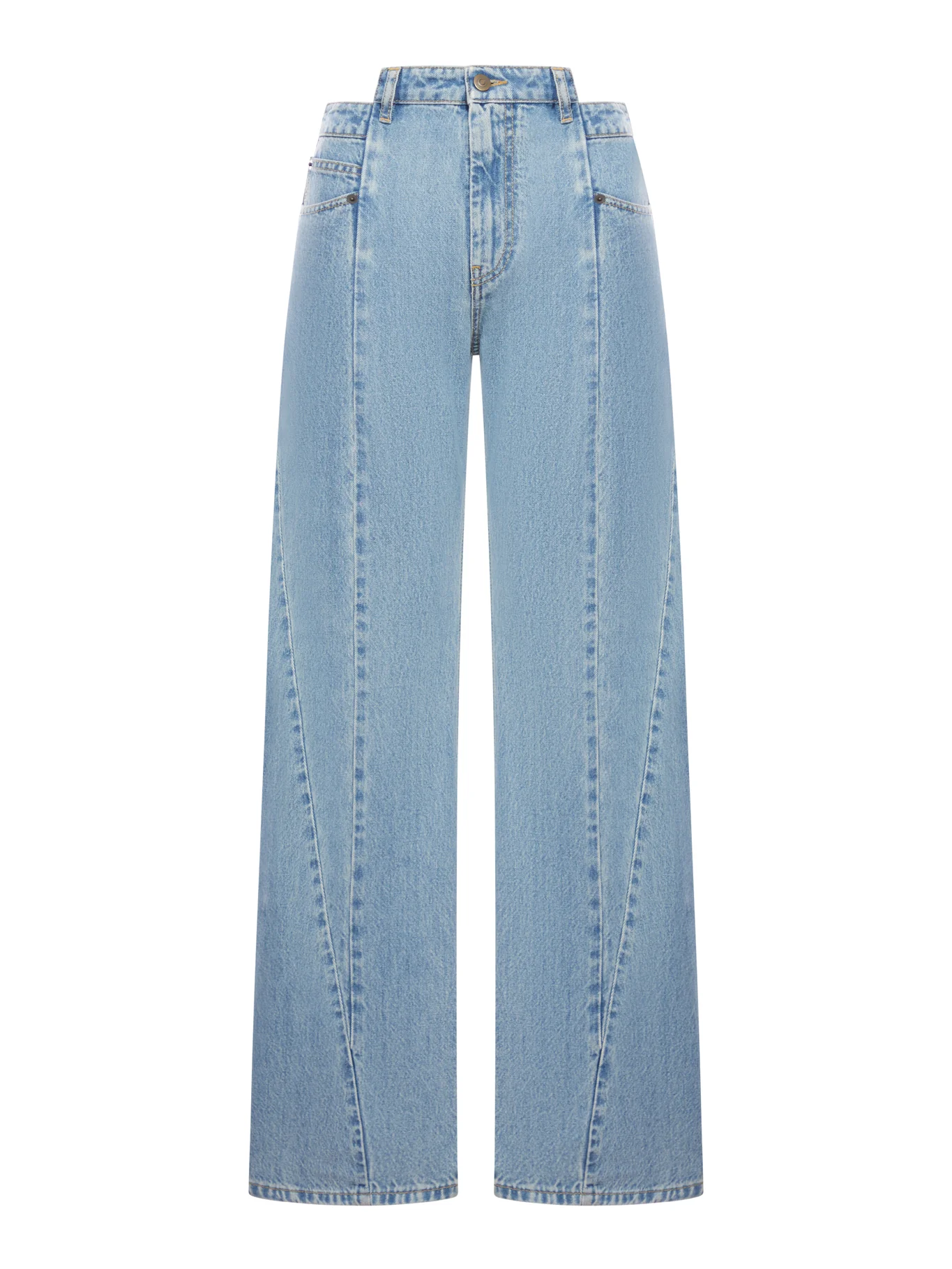 DENIM JEANS WITH CUT-OUT DETAIL