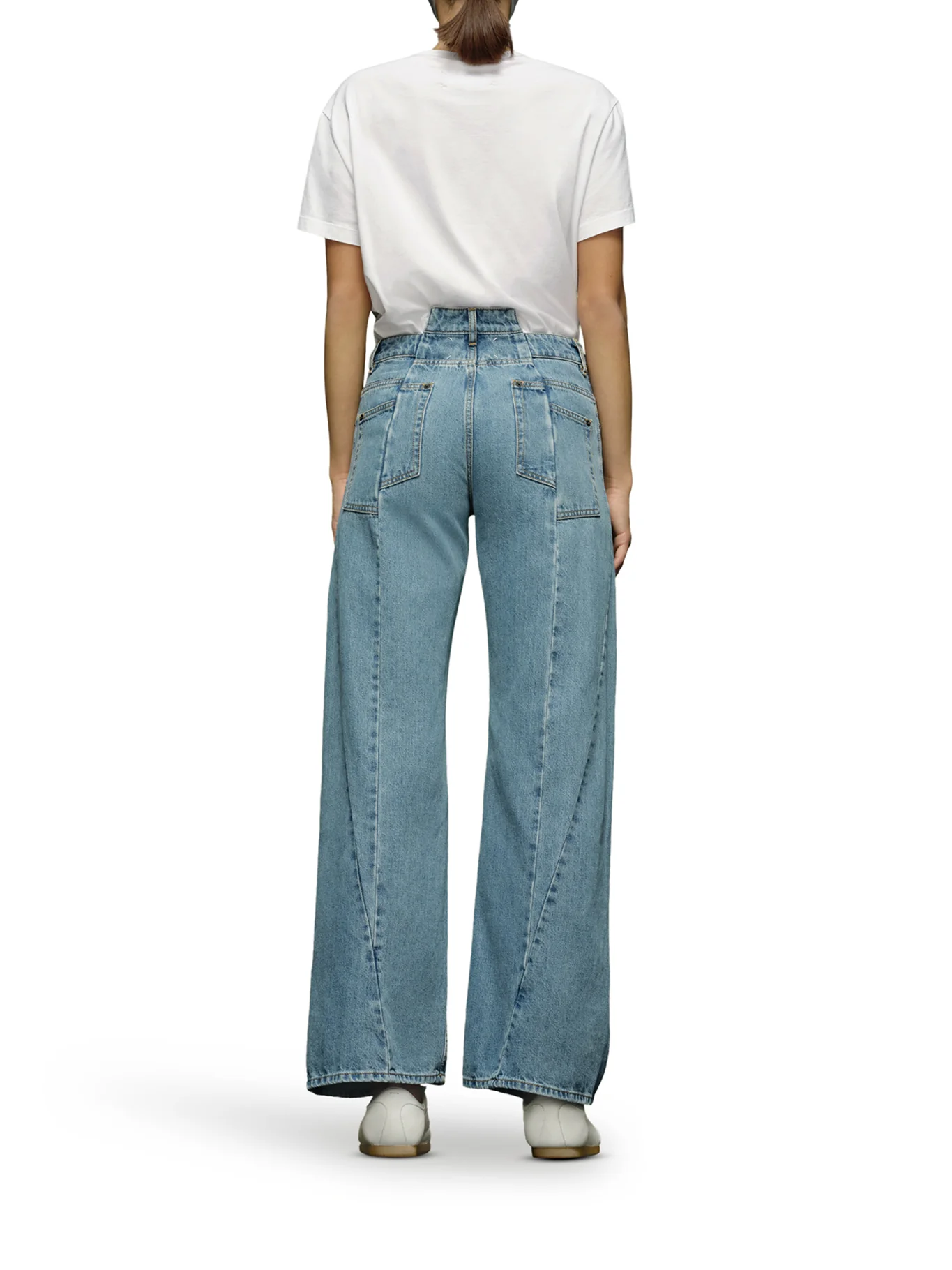 DENIM JEANS WITH CUT-OUT DETAIL - Image 3