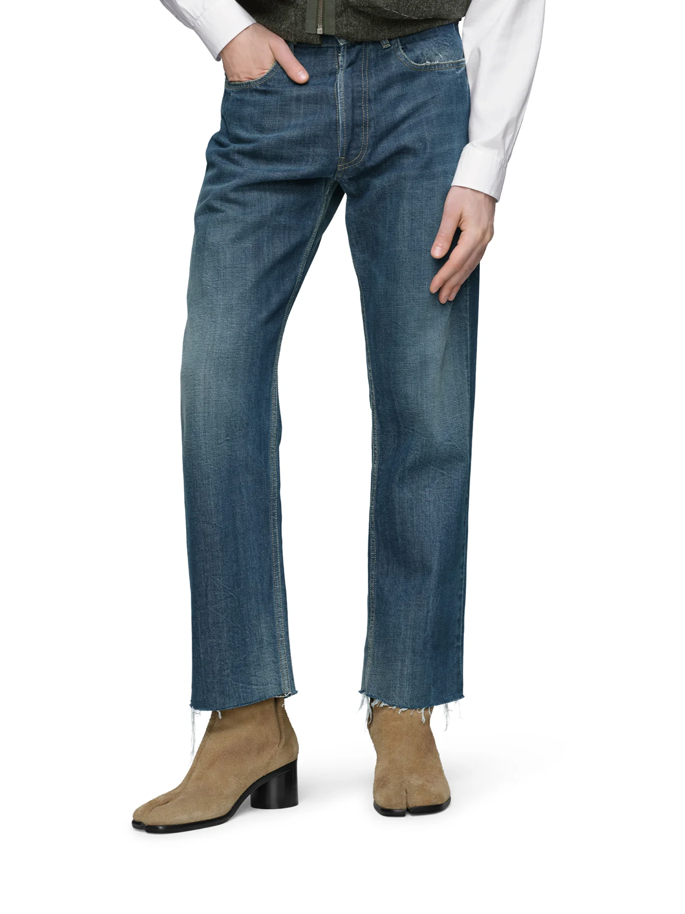 STRAIGHT LEG DENIM JEANS - Image 2