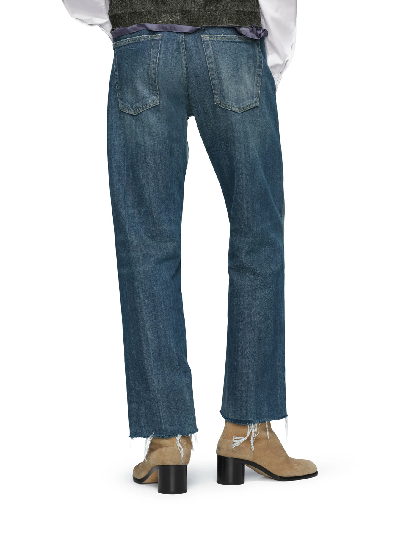 STRAIGHT LEG DENIM JEANS - Image 3