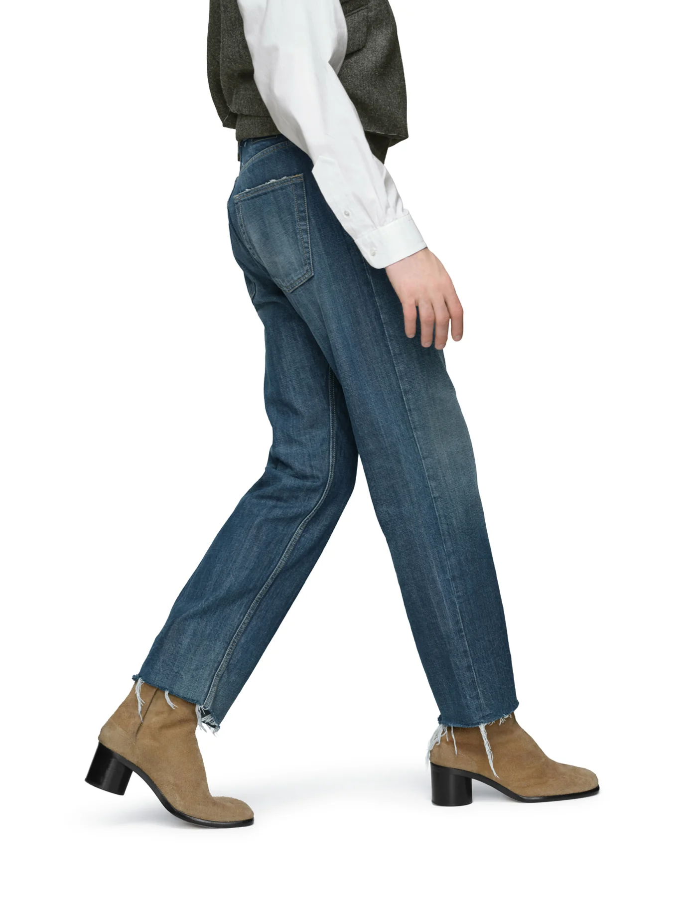 STRAIGHT LEG DENIM JEANS - Image 4