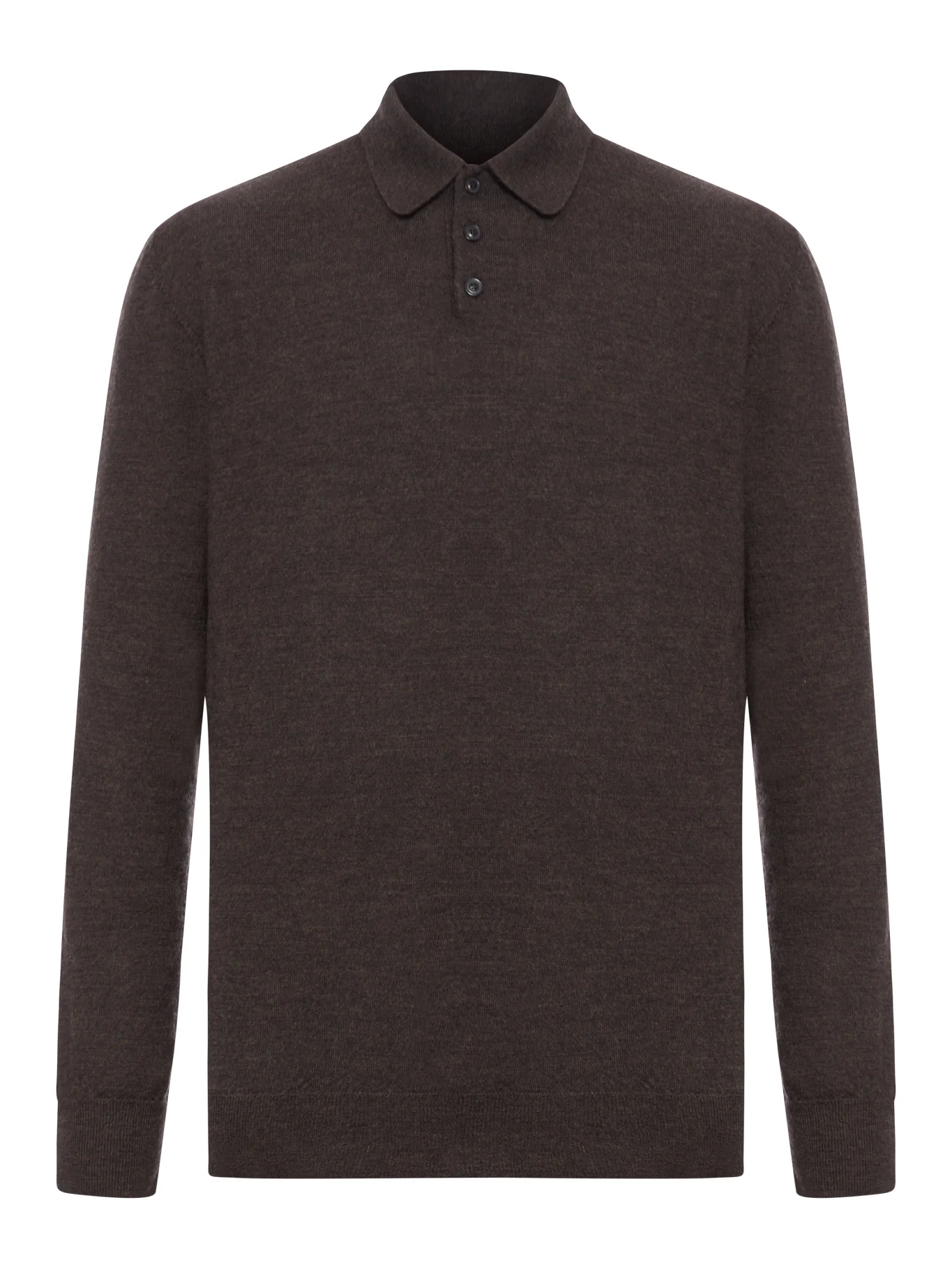 WOOL POLO WITH ELBOW PATCHES