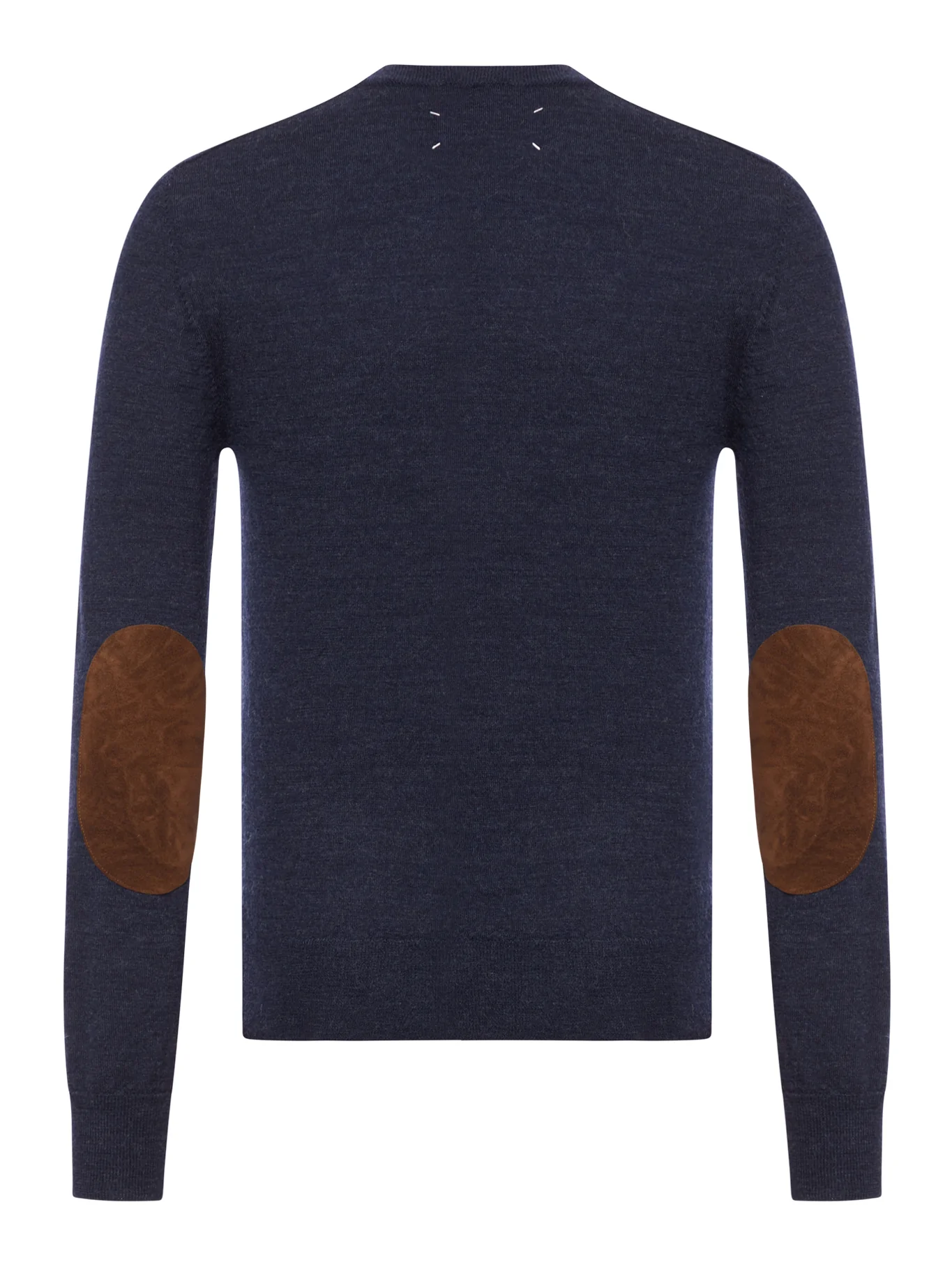 WOOL SWEATER WITH ELBOW PATCHES - Image 2
