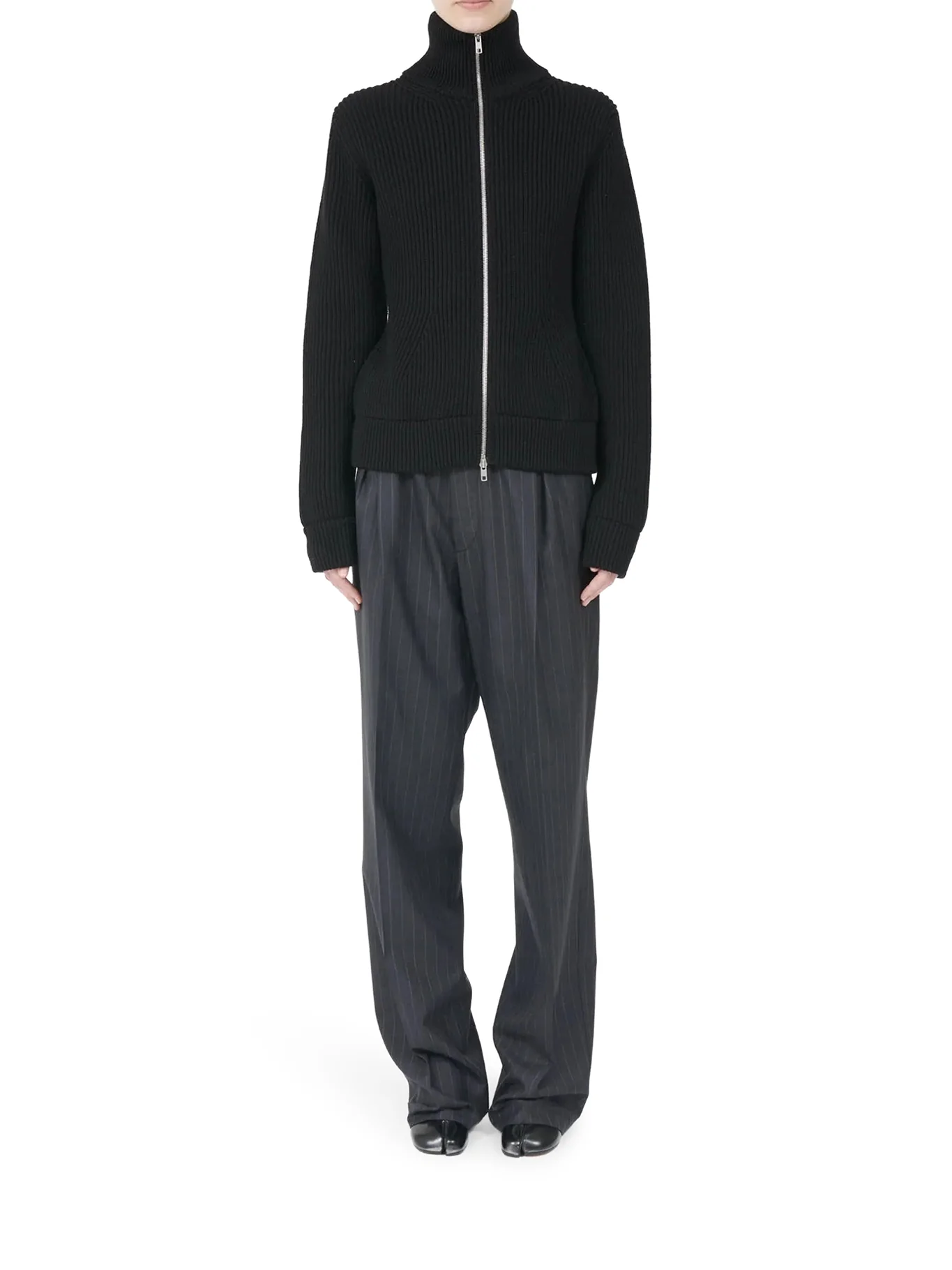 WOOL ZIP-UP CARDIGAN - Image 2
