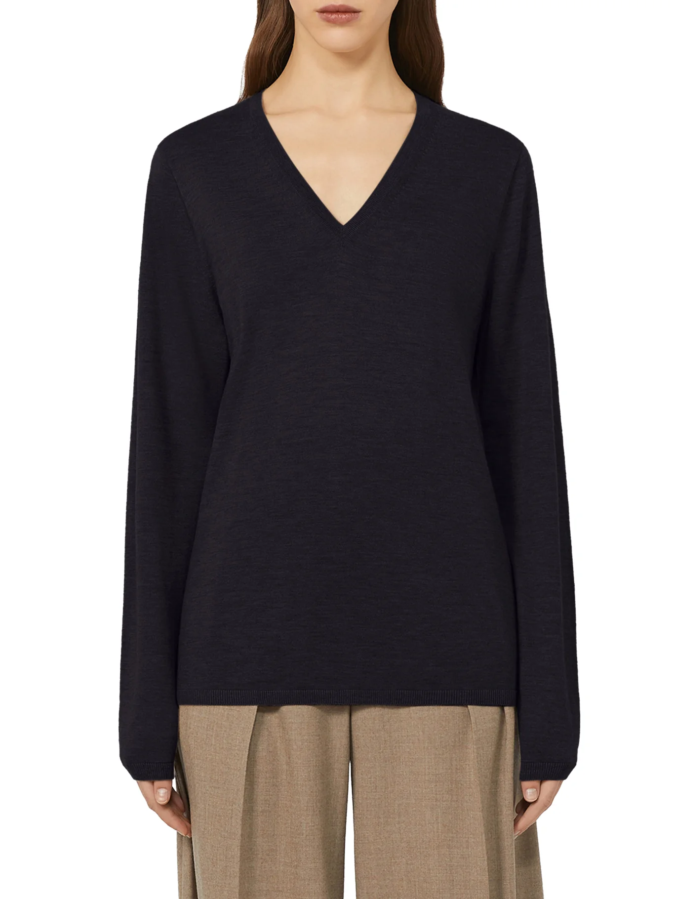 LINCE SWEATER IN SATINED CASHMERE YARN - Image 3