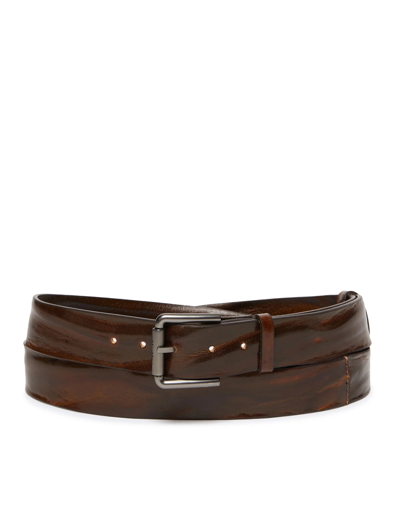 LONG LEATHER BELT BUCKLE40XLONG