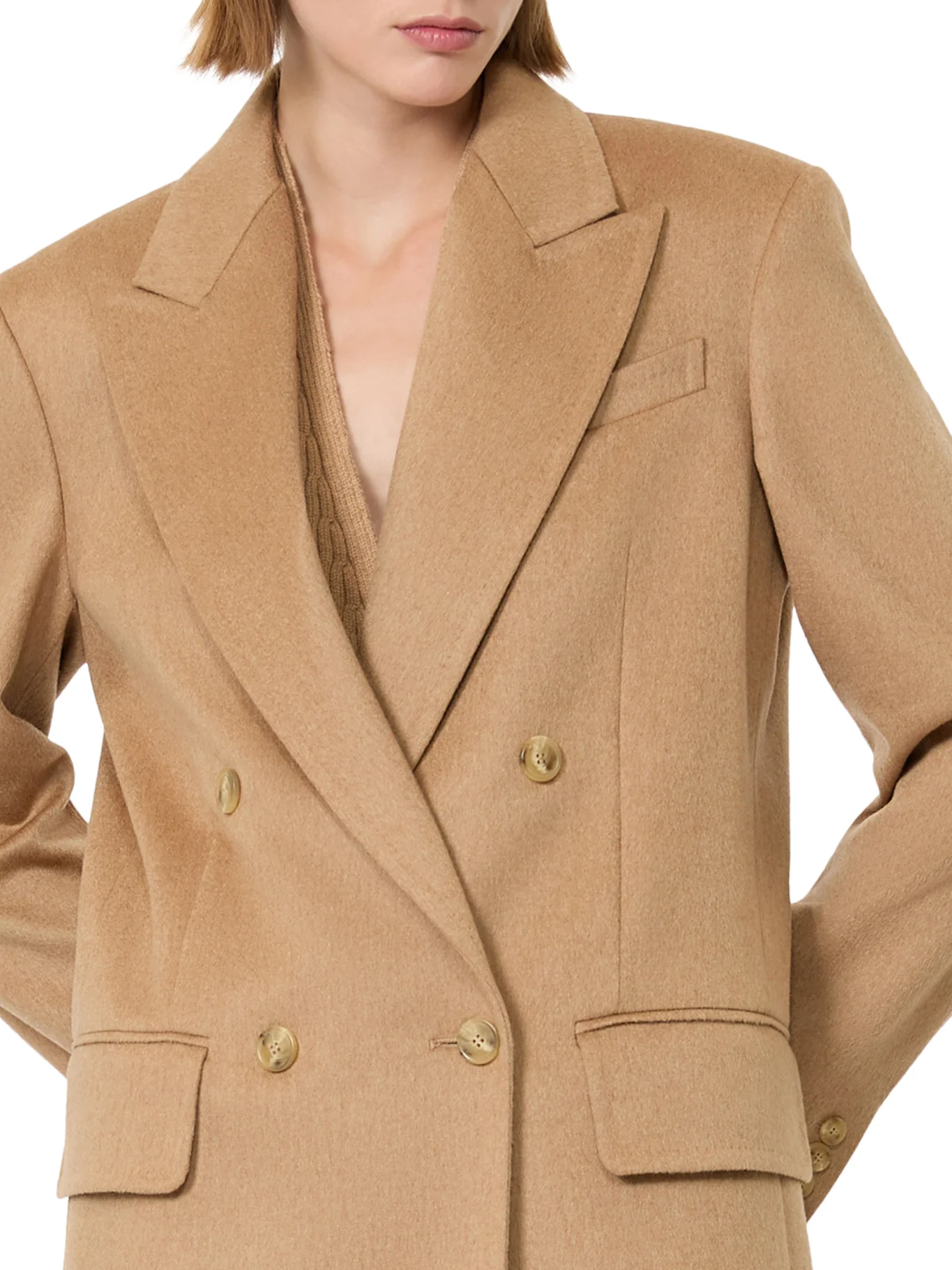 OLIMPIA JACKET IN CAMEL SABLE - Image 5
