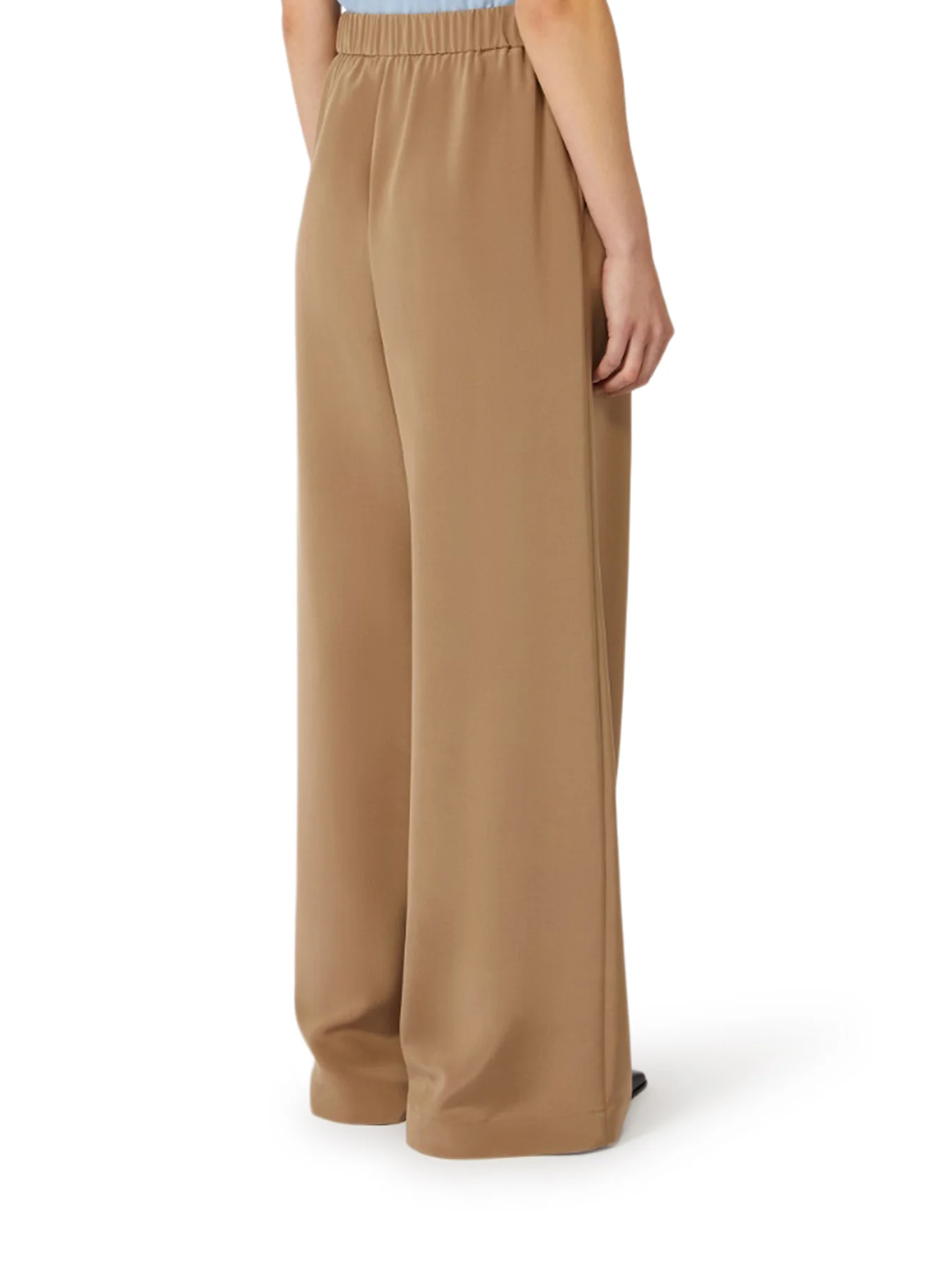 COMFORT PANTS IN STRETCH CRÊPE DE CHINE - Image 4