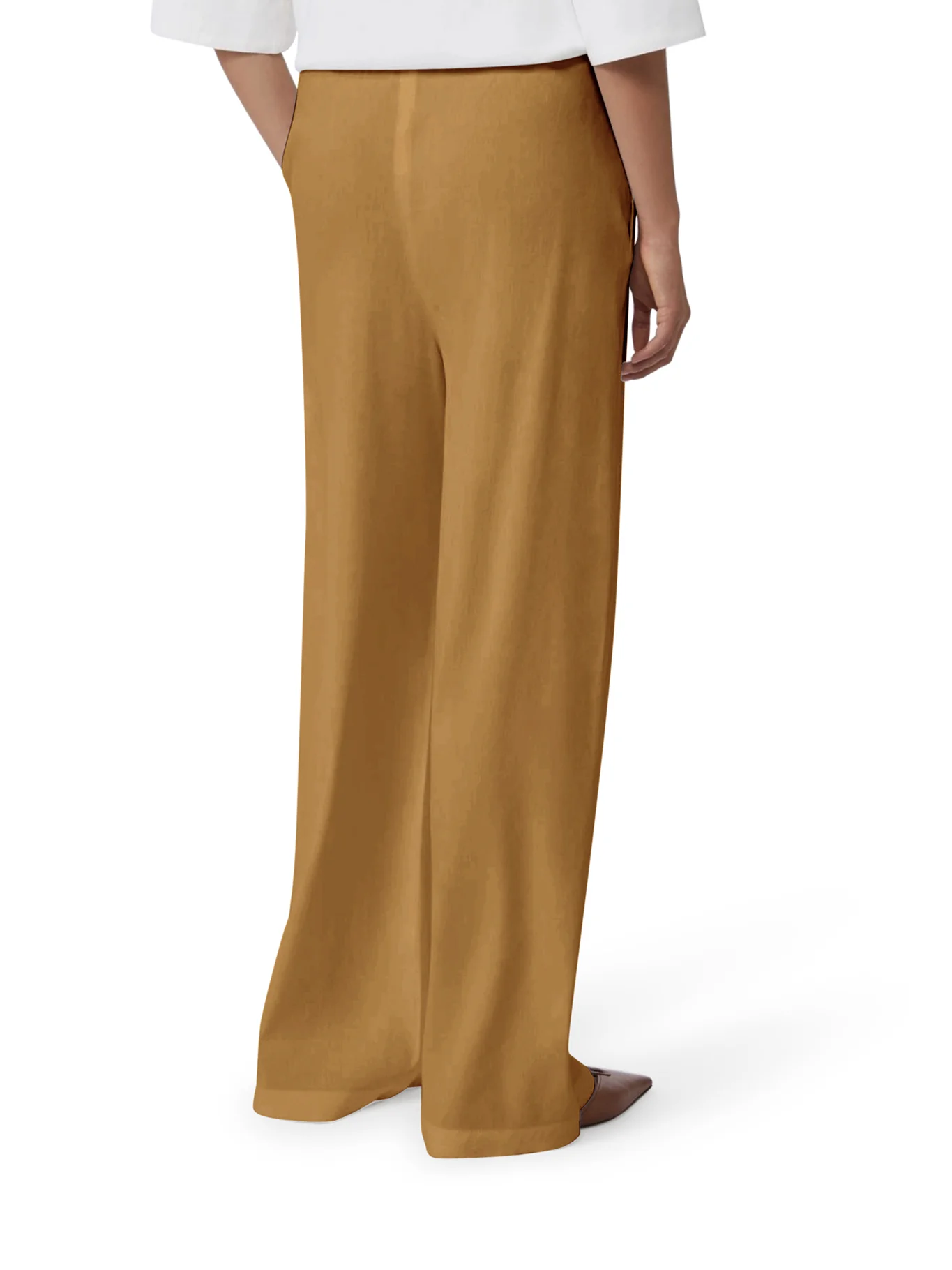DESTINY TROUSERS IN LINEN BLEND CANVAS - Image 4