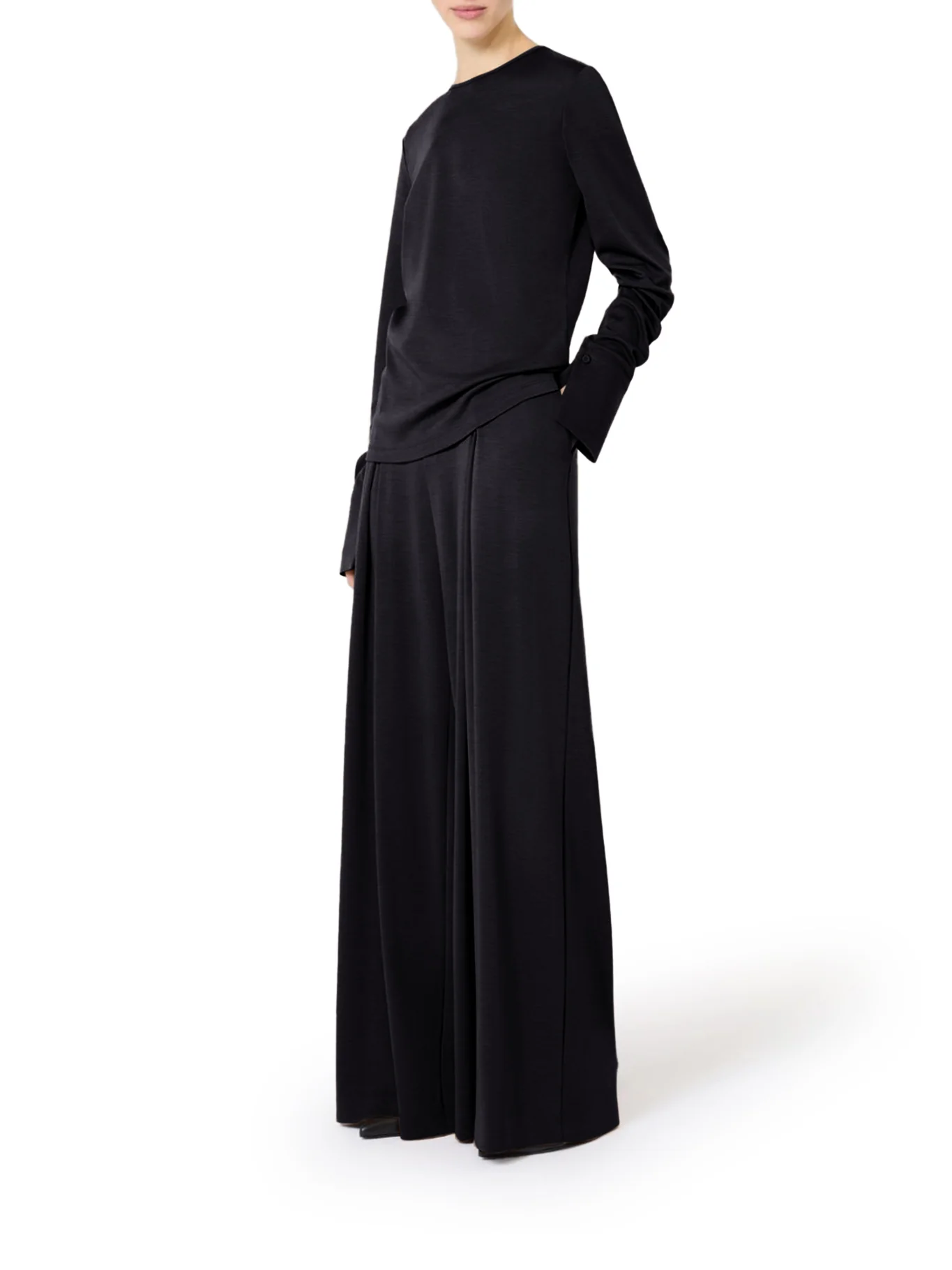 WOOL JERSEY TROUSERS - Image 2