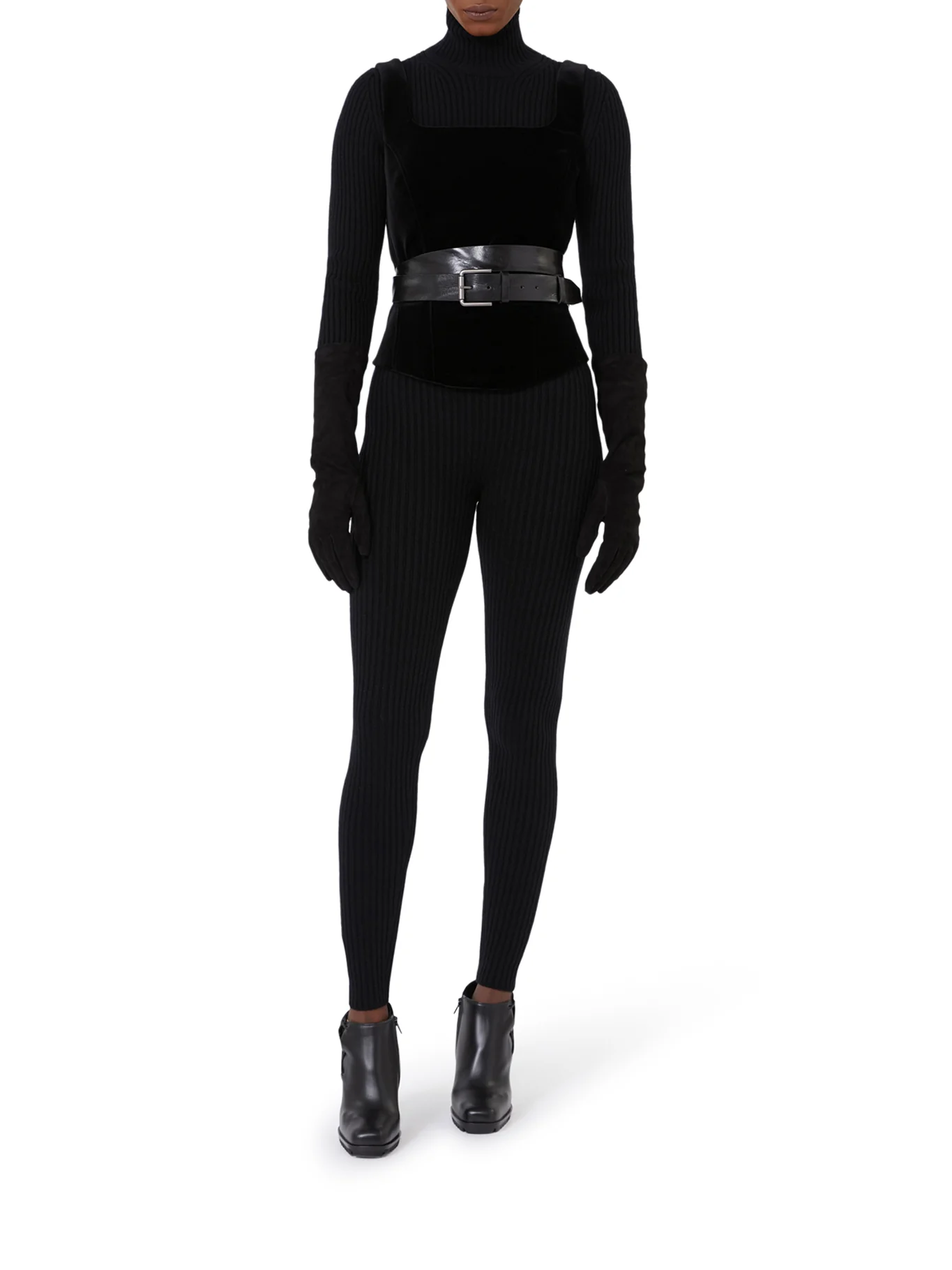RIBBED WOOL AND CASHMERE TURTLENECK - Image 2