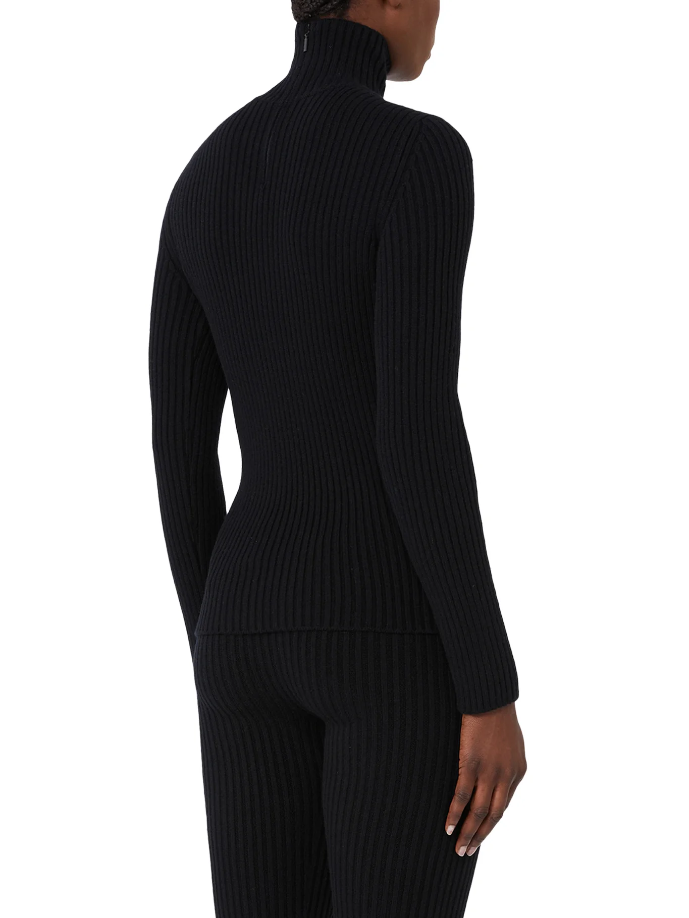 RIBBED WOOL AND CASHMERE TURTLENECK - Image 4