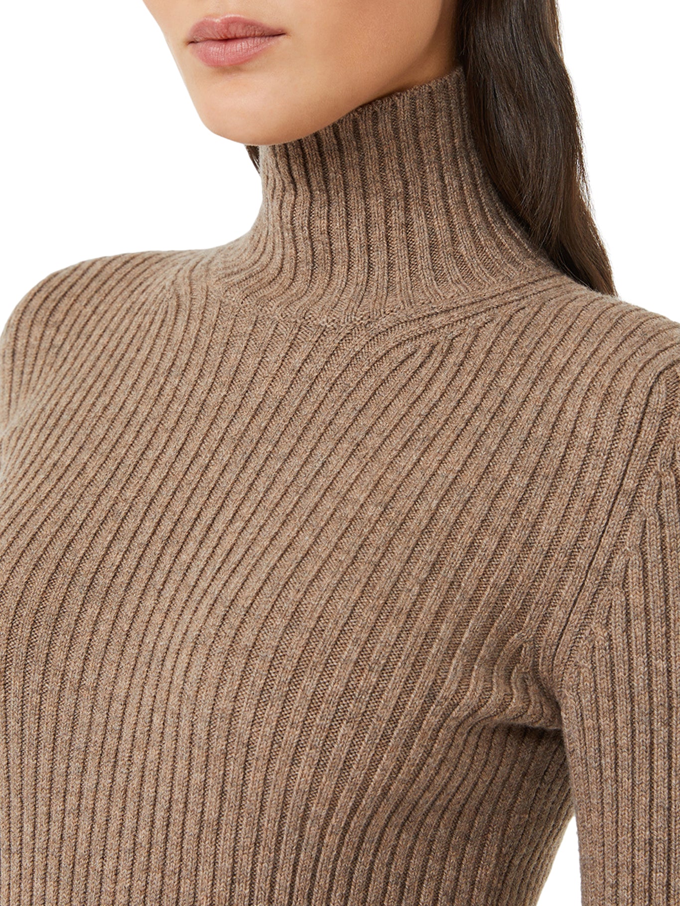 RIBBED WOOL AND CASHMERE TURTLENECK - Image 4