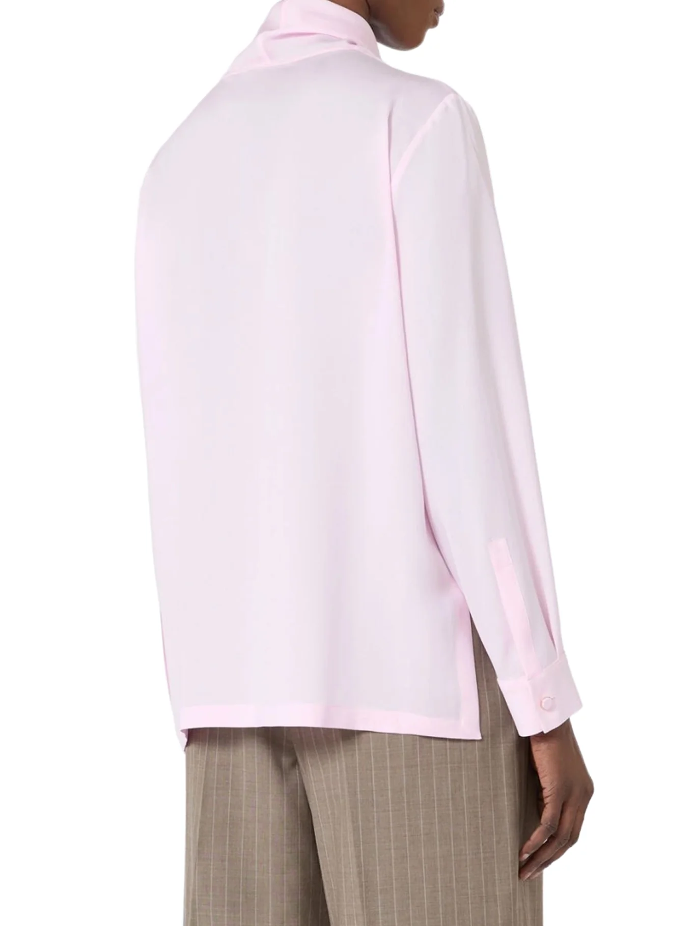 SILK CHARMEUSE BLOUSE - Image 4
