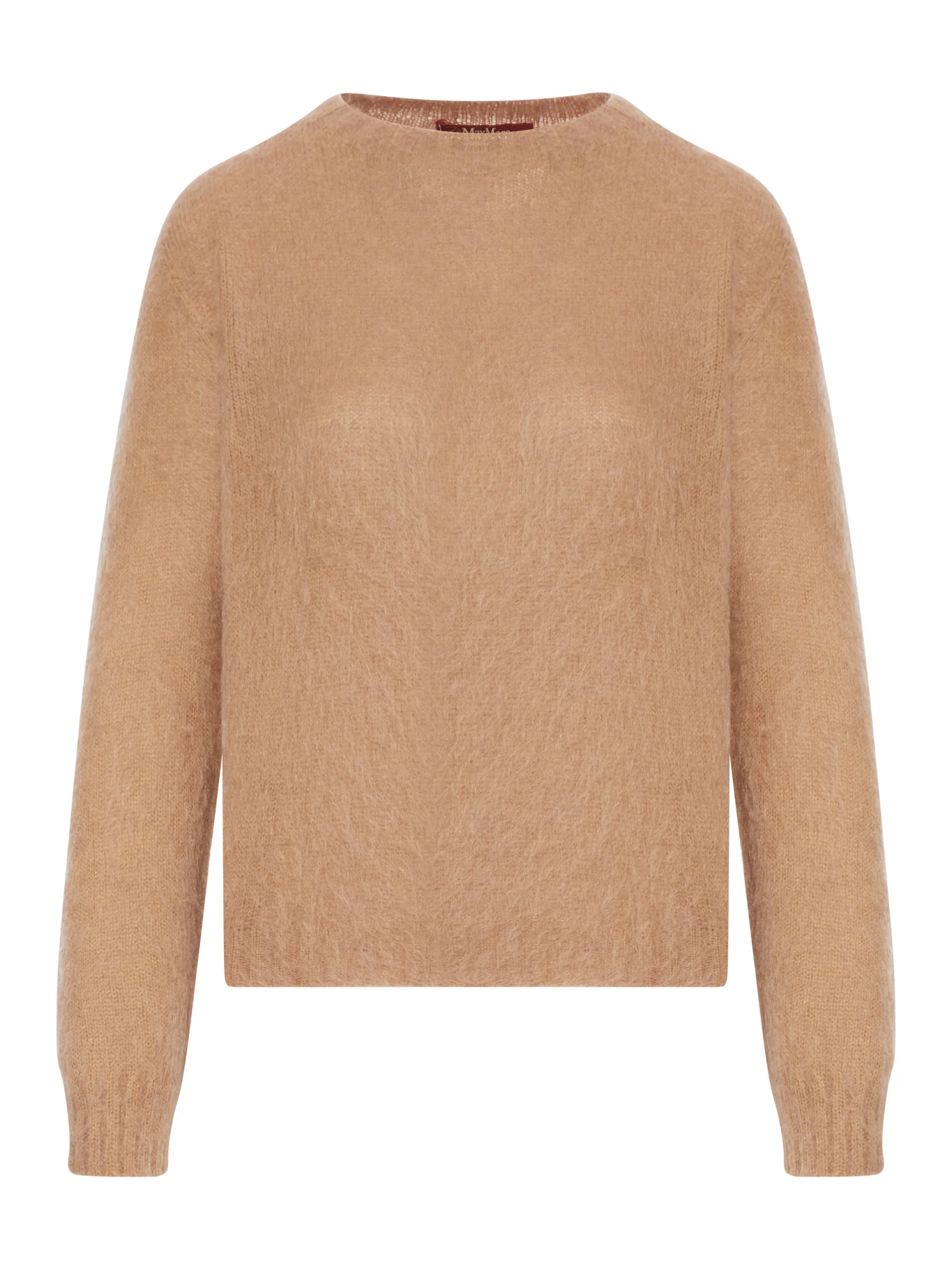 CREW NECK SWEATER IN MOHAIR BLEND YARN
