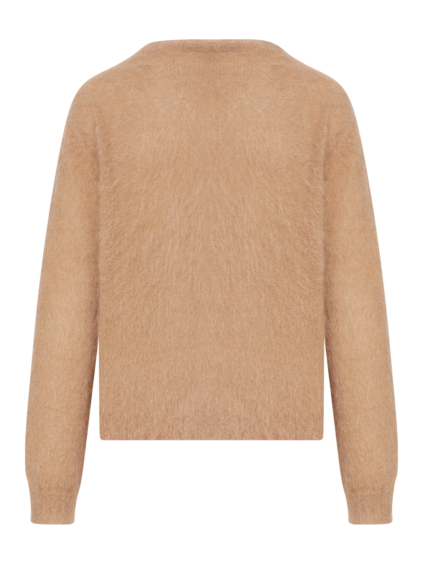 CREW NECK SWEATER IN MOHAIR BLEND YARN - Image 2