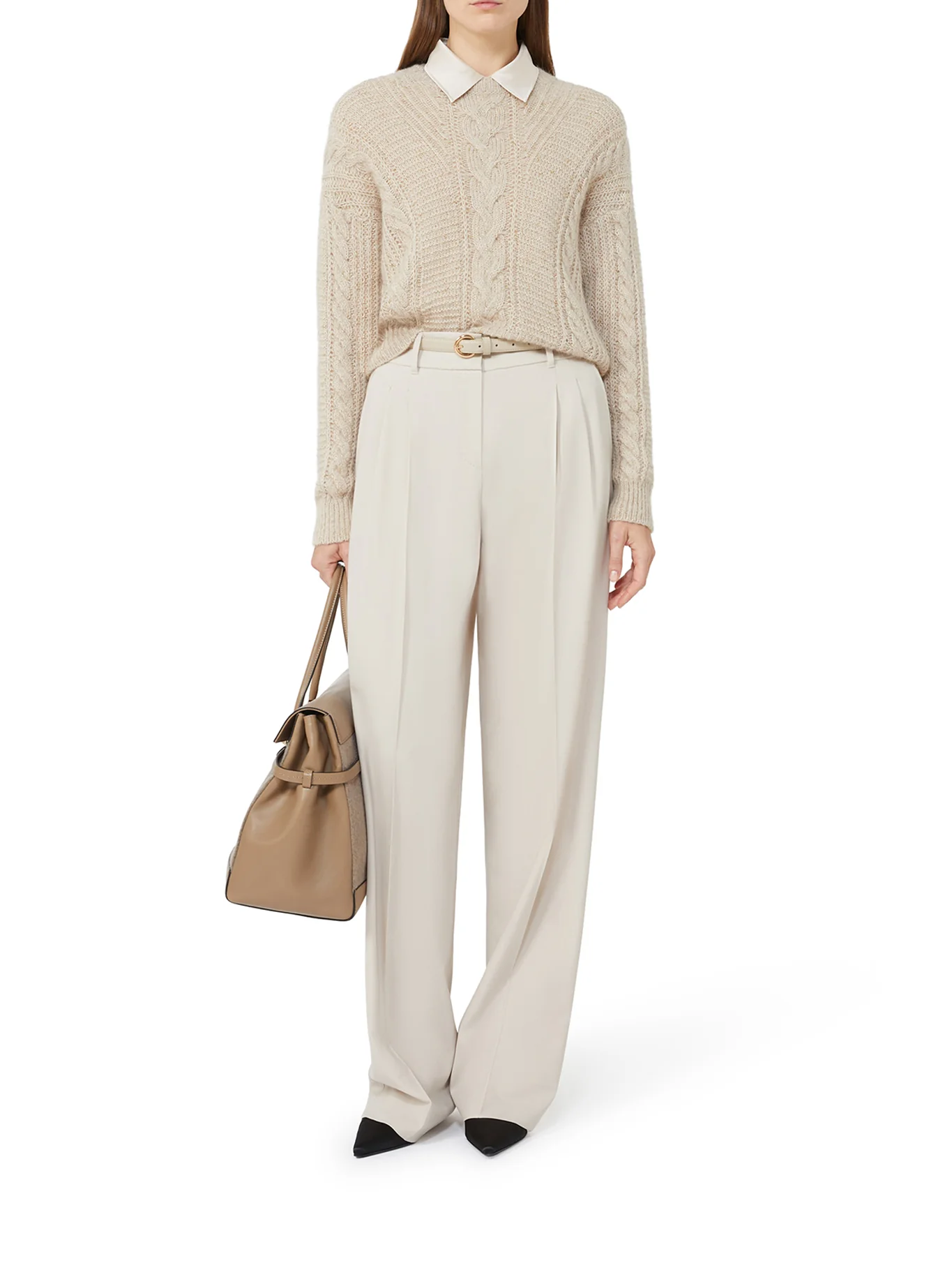 BOXY ALPACA BLEND SWEATER - Image 2