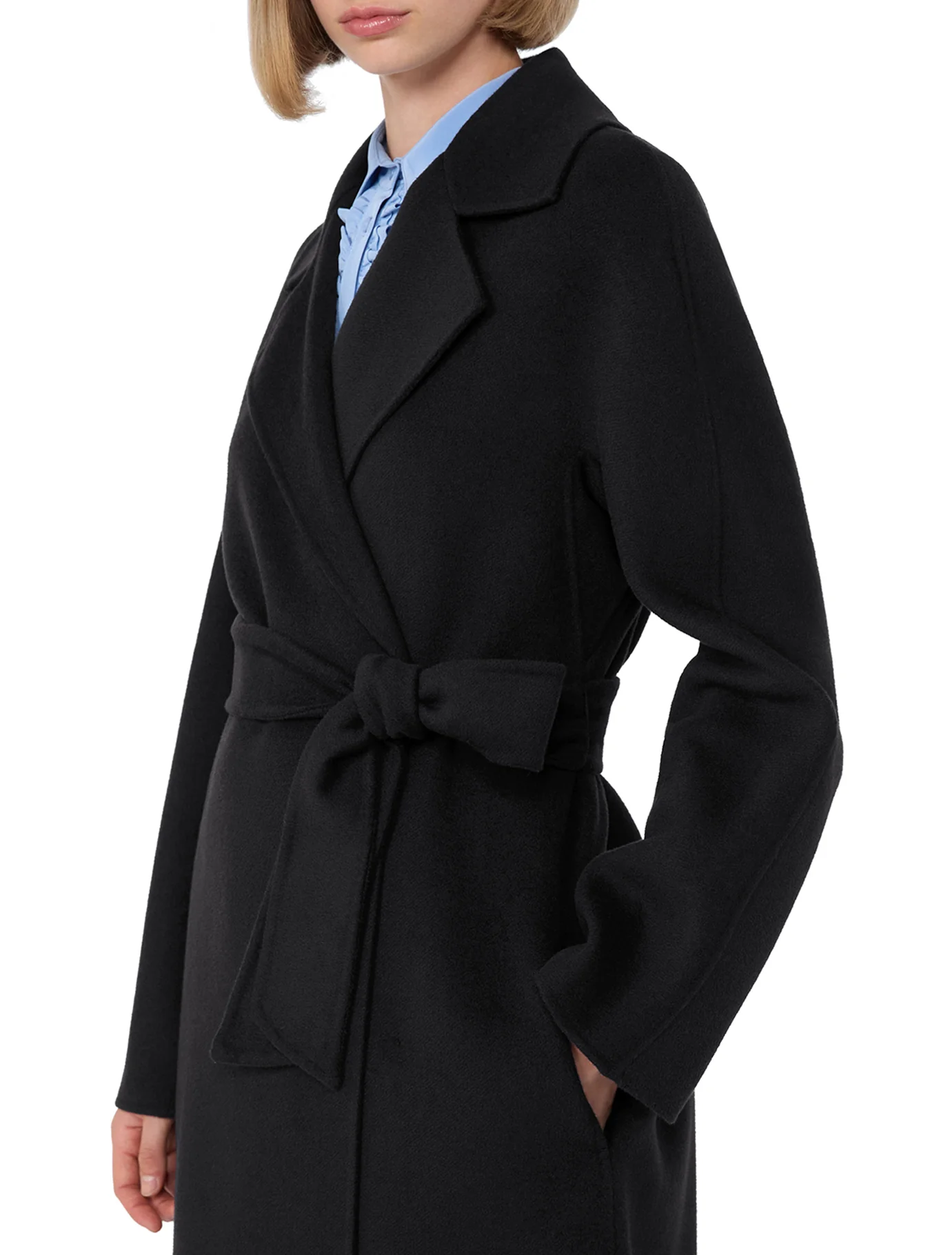 CASHMERE COAT WITH BELT - Image 5