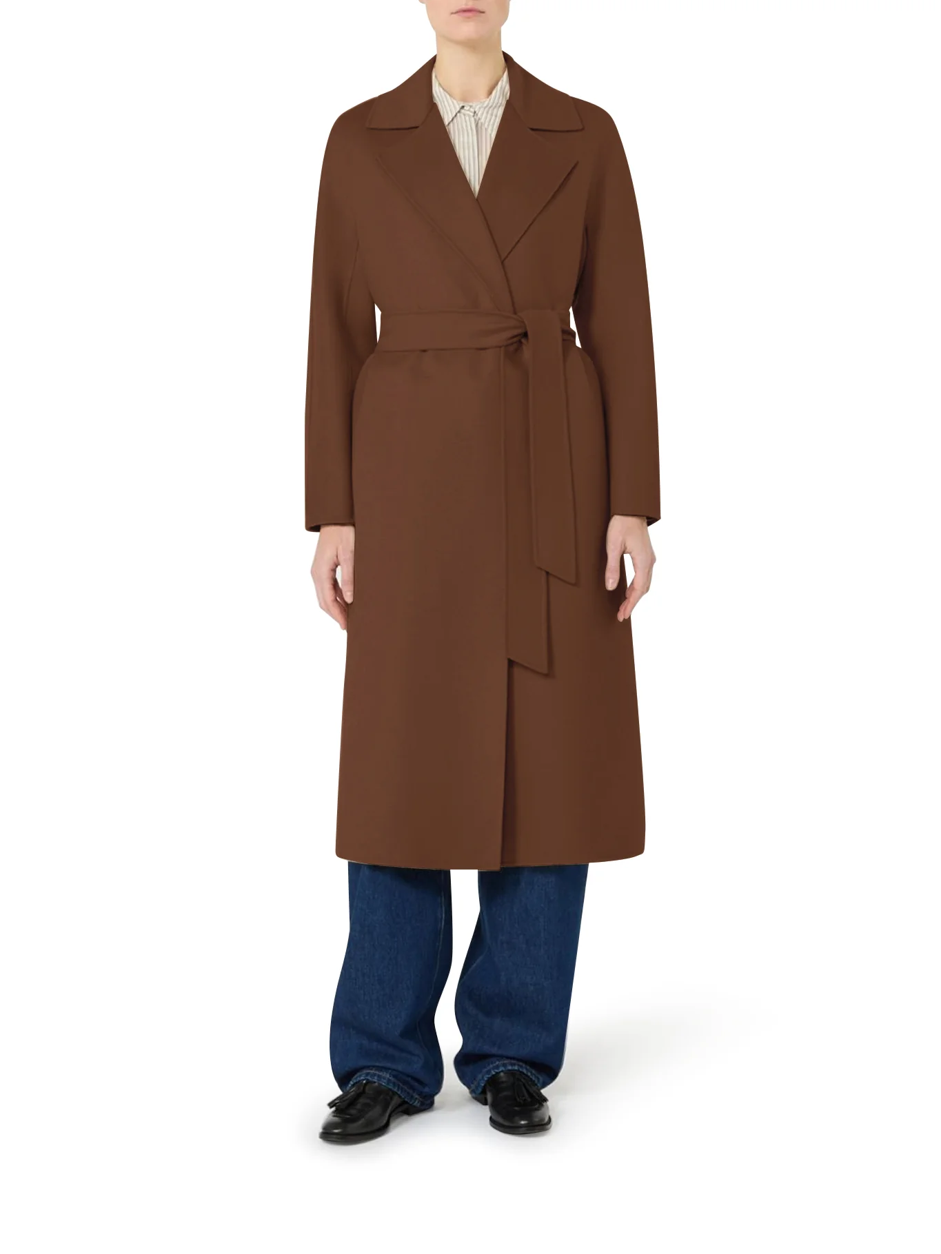 CASHMERE COAT WITH BELT - Image 2