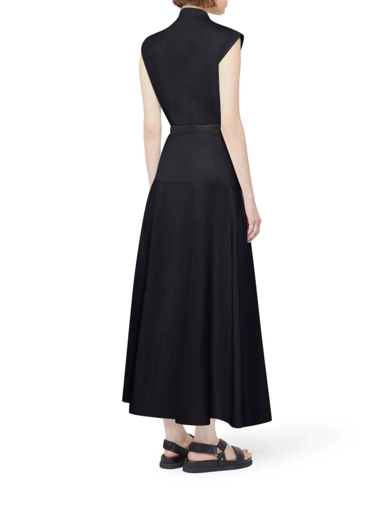 COTTON POPLIN WHEEL-SHAPED DRESS - Image 3
