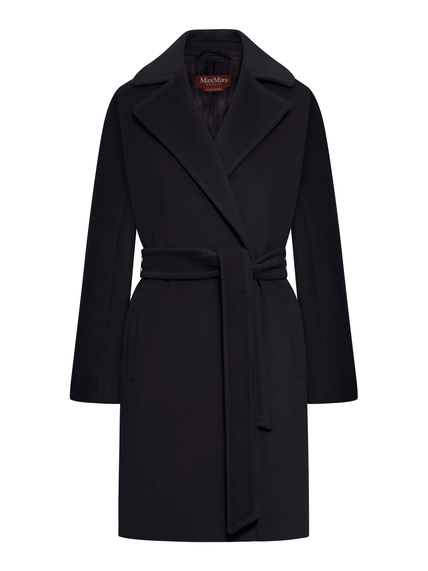 SCIRE BEAVER WOOL ROBE COAT