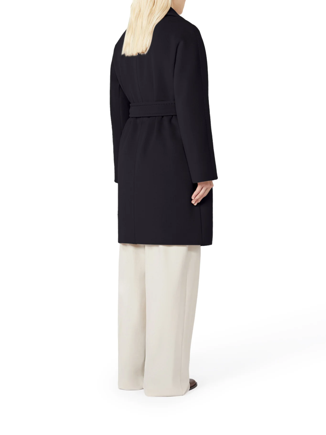 SCIRE BEAVER WOOL ROBE COAT - Image 3