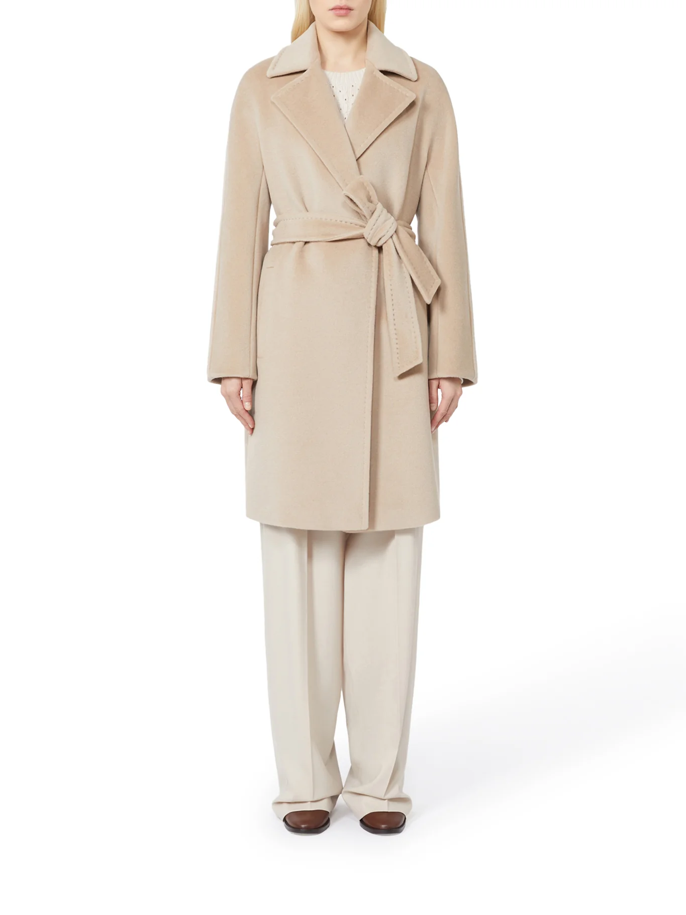 SCIRE BEAVER WOOL ROBE COAT - Image 2