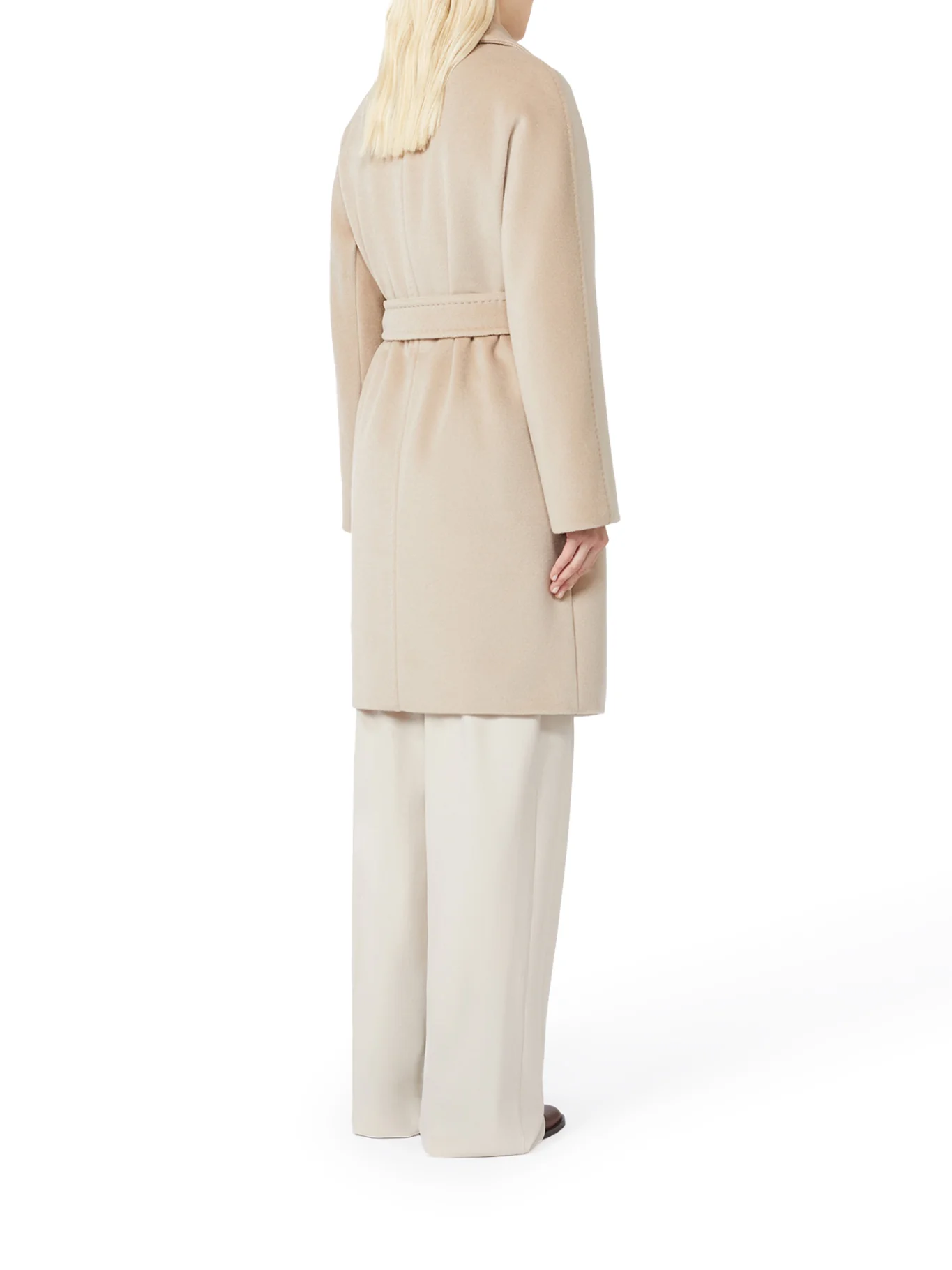SCIRE BEAVER WOOL ROBE COAT - Image 3