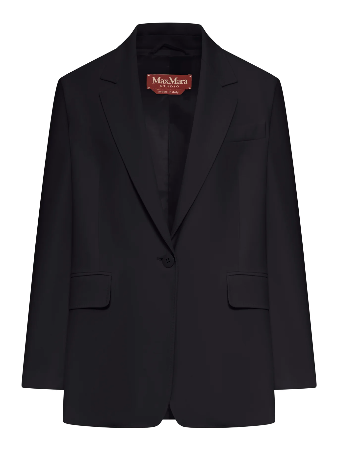 SINGLE-BREASTED CADY BLAZER