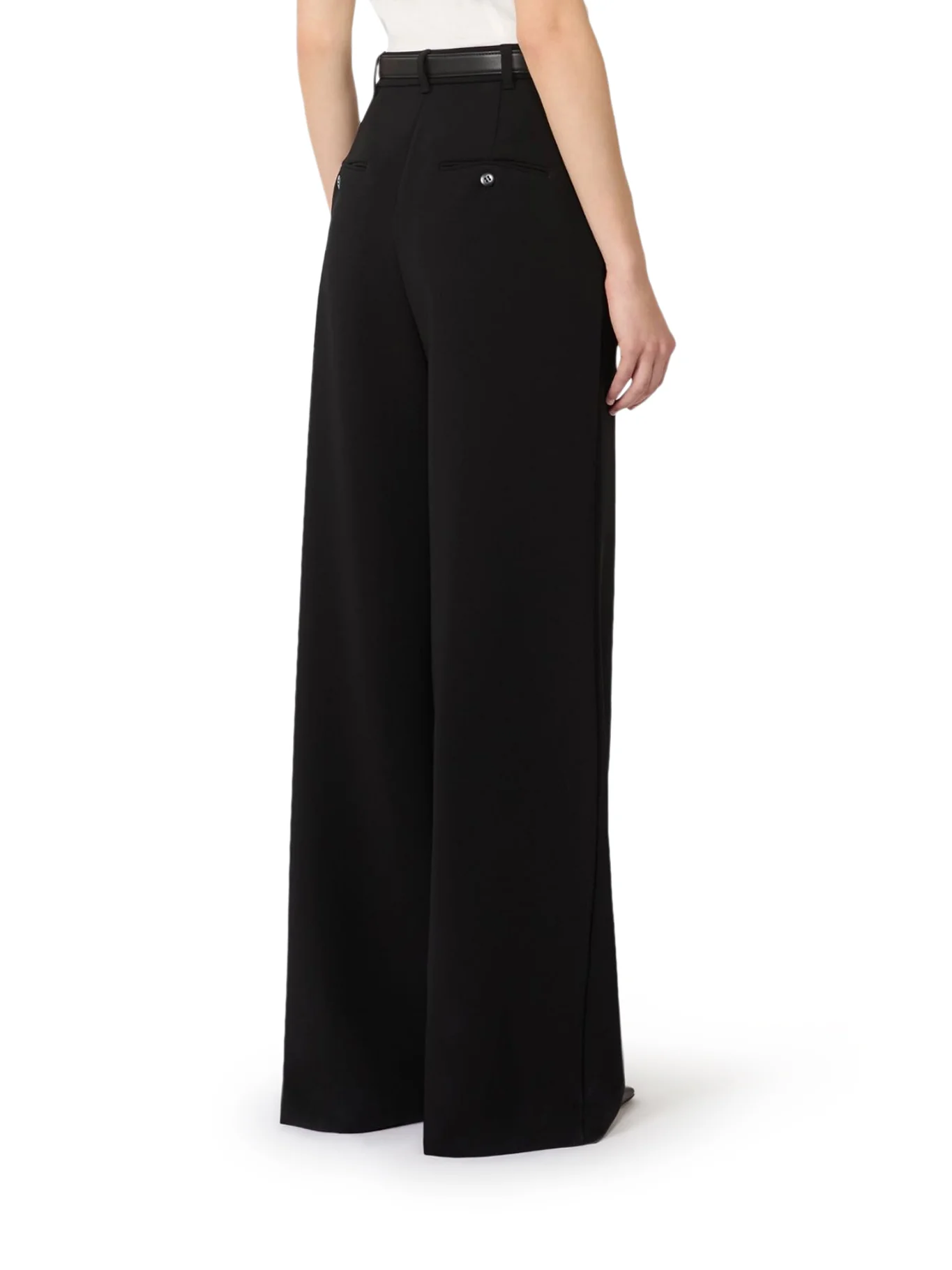 WIDE LEG CADY PANTS - Image 4