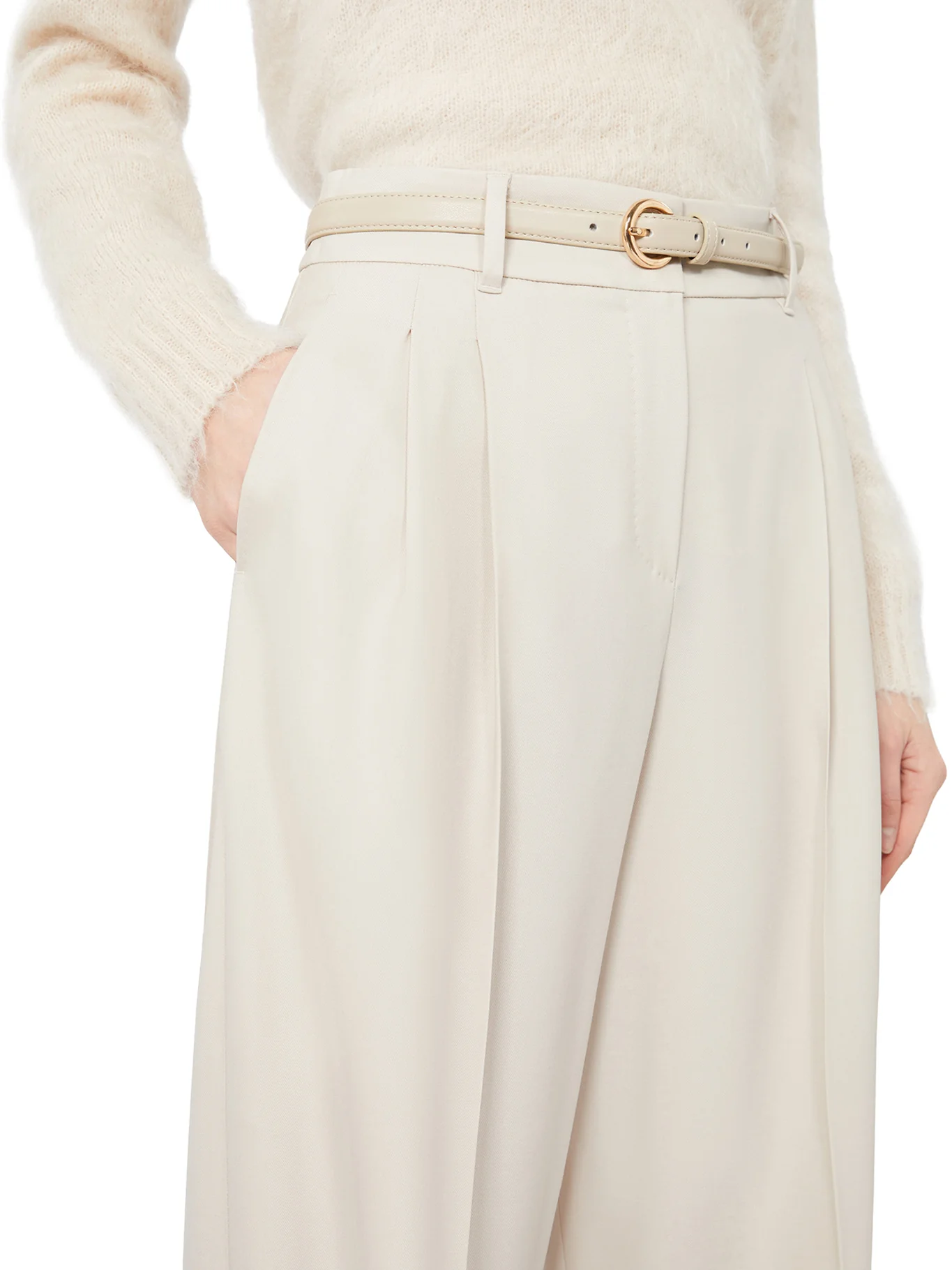 WOOL TASSEL ENTRY TROUSERS - Image 5