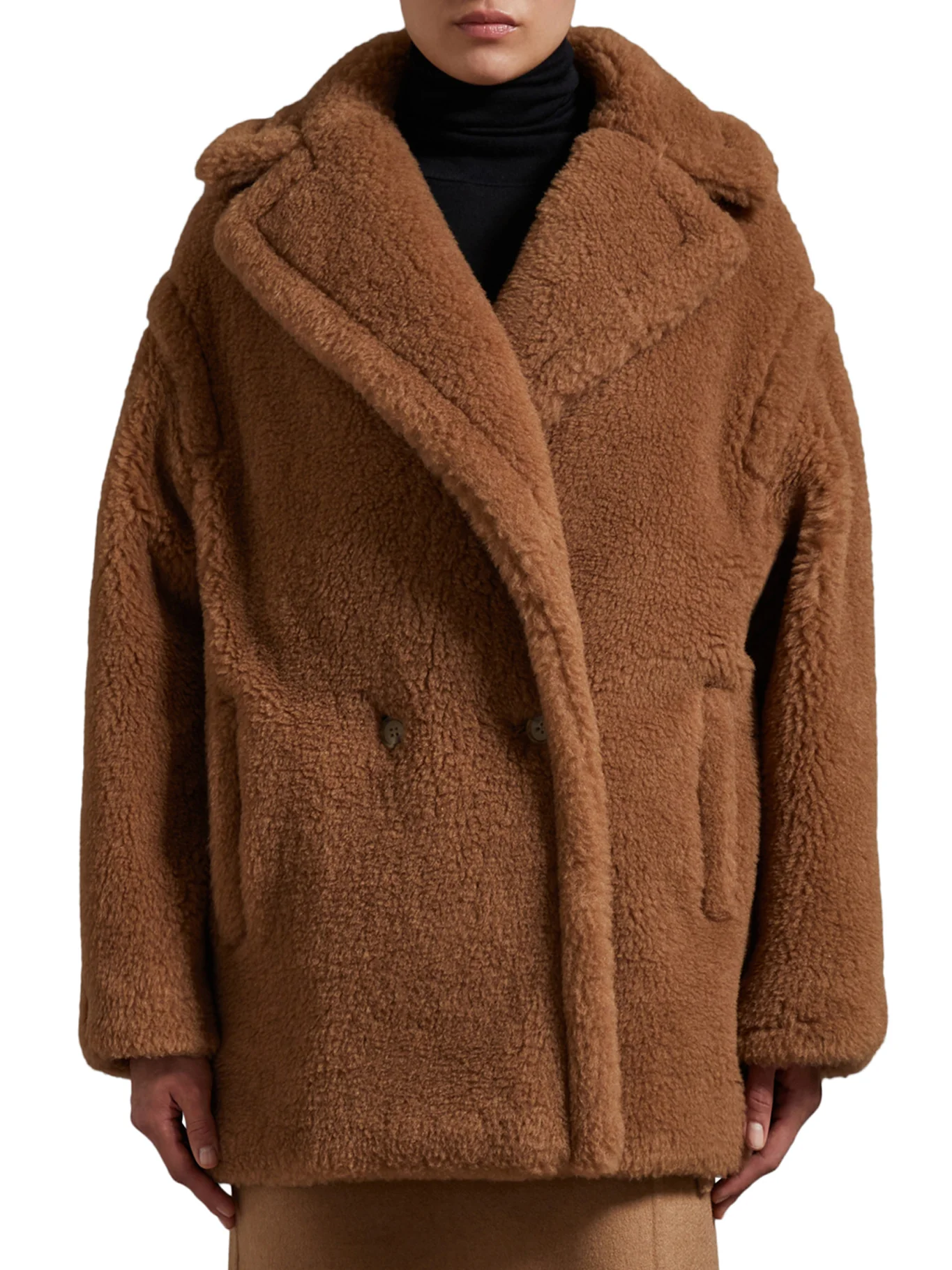 TEDDY BEAR ICON COAT SHORT - Image 2