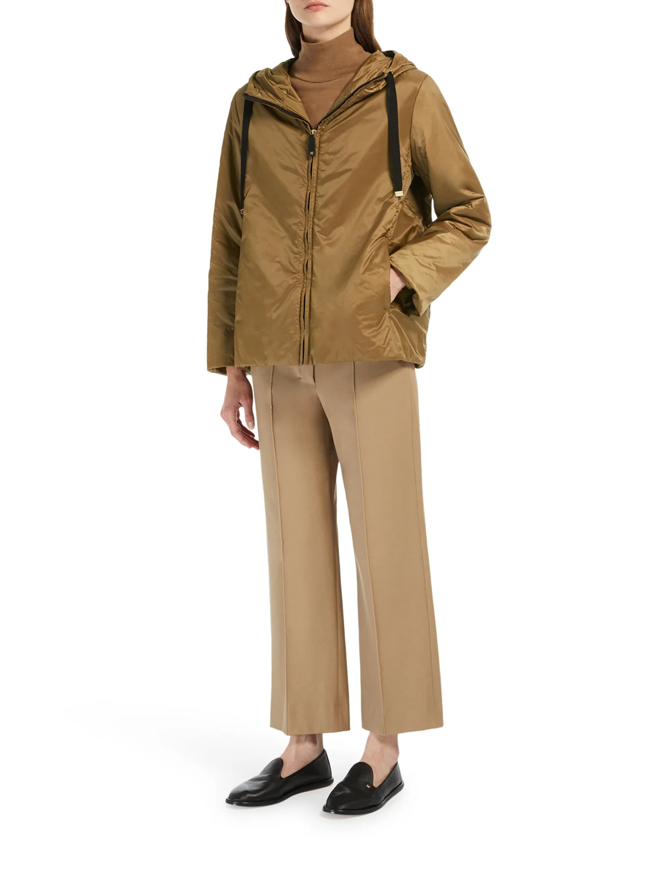 PADDED JACKET WITH DROP-PROOF CANVAS HOOD - Image 2