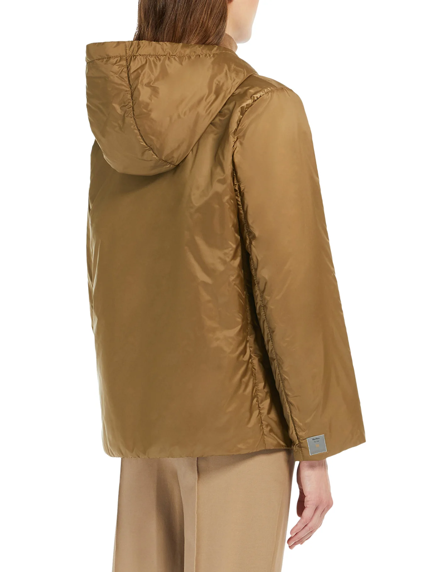 PADDED JACKET WITH DROP-PROOF CANVAS HOOD - Image 4