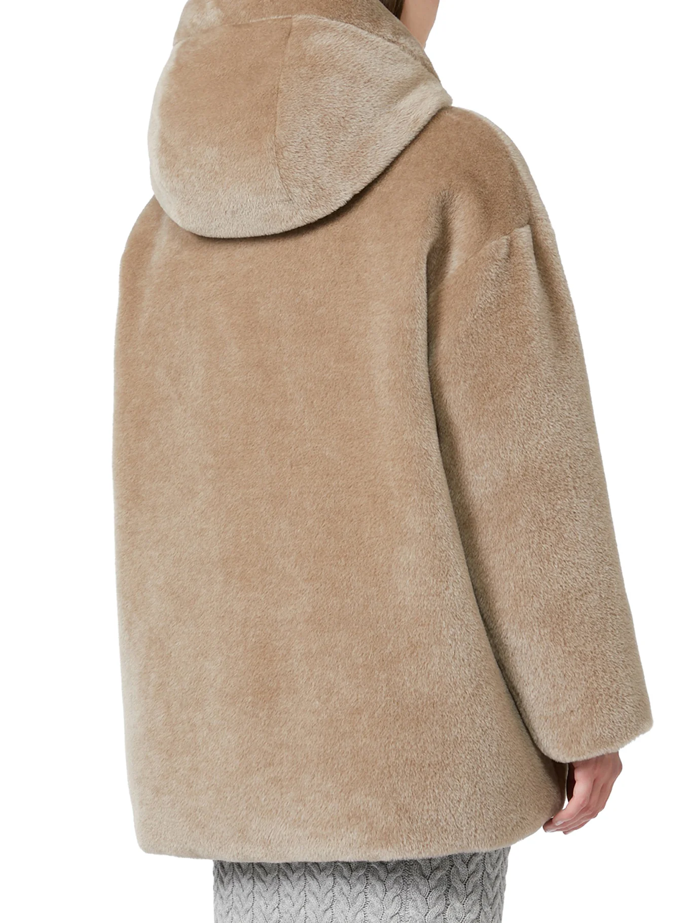 OLIVIA REVERSIBLE PADDED JACKET IN ALPACA AND WOOL - Image 4