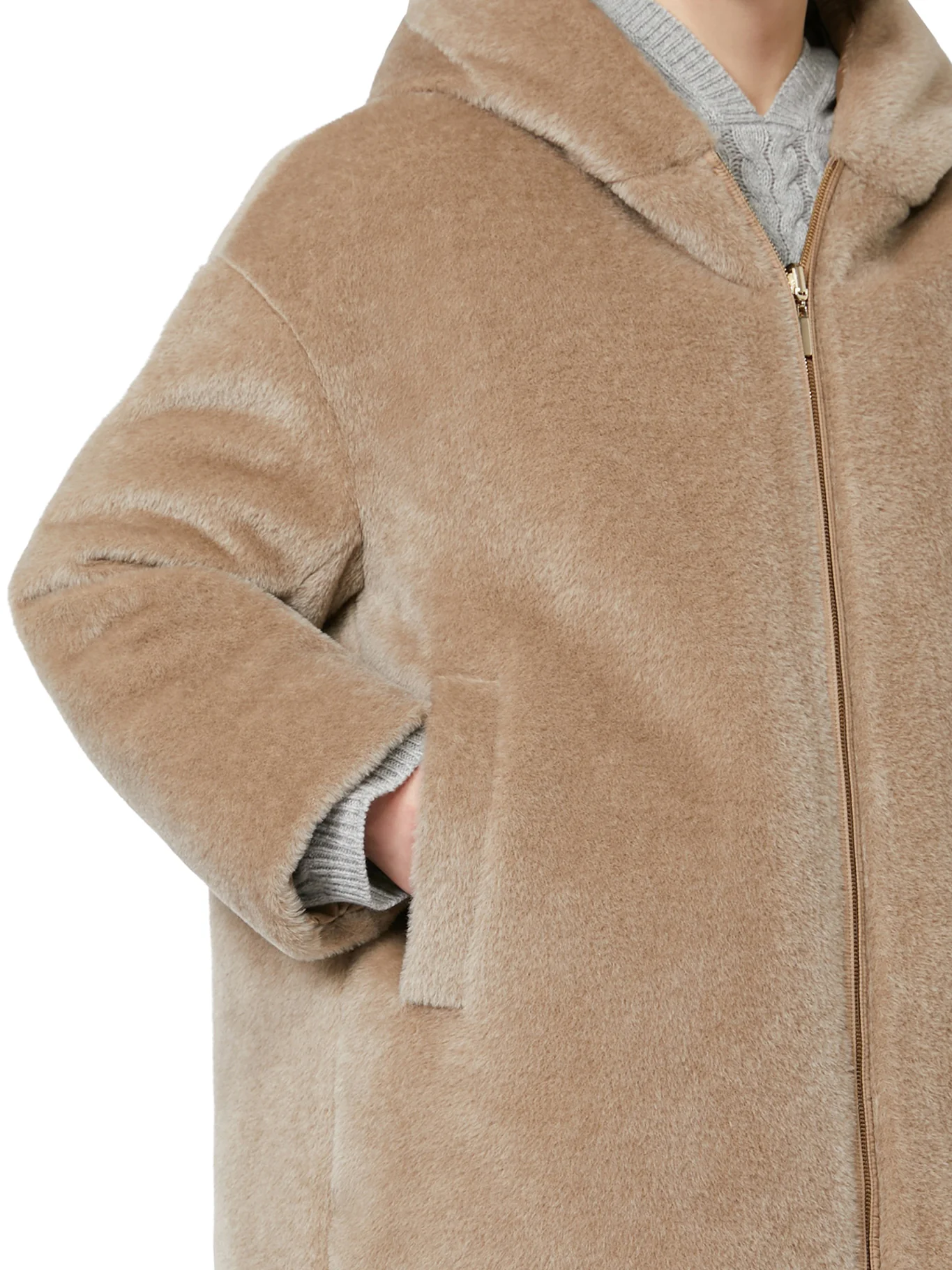 OLIVIA REVERSIBLE PADDED JACKET IN ALPACA AND WOOL - Image 5